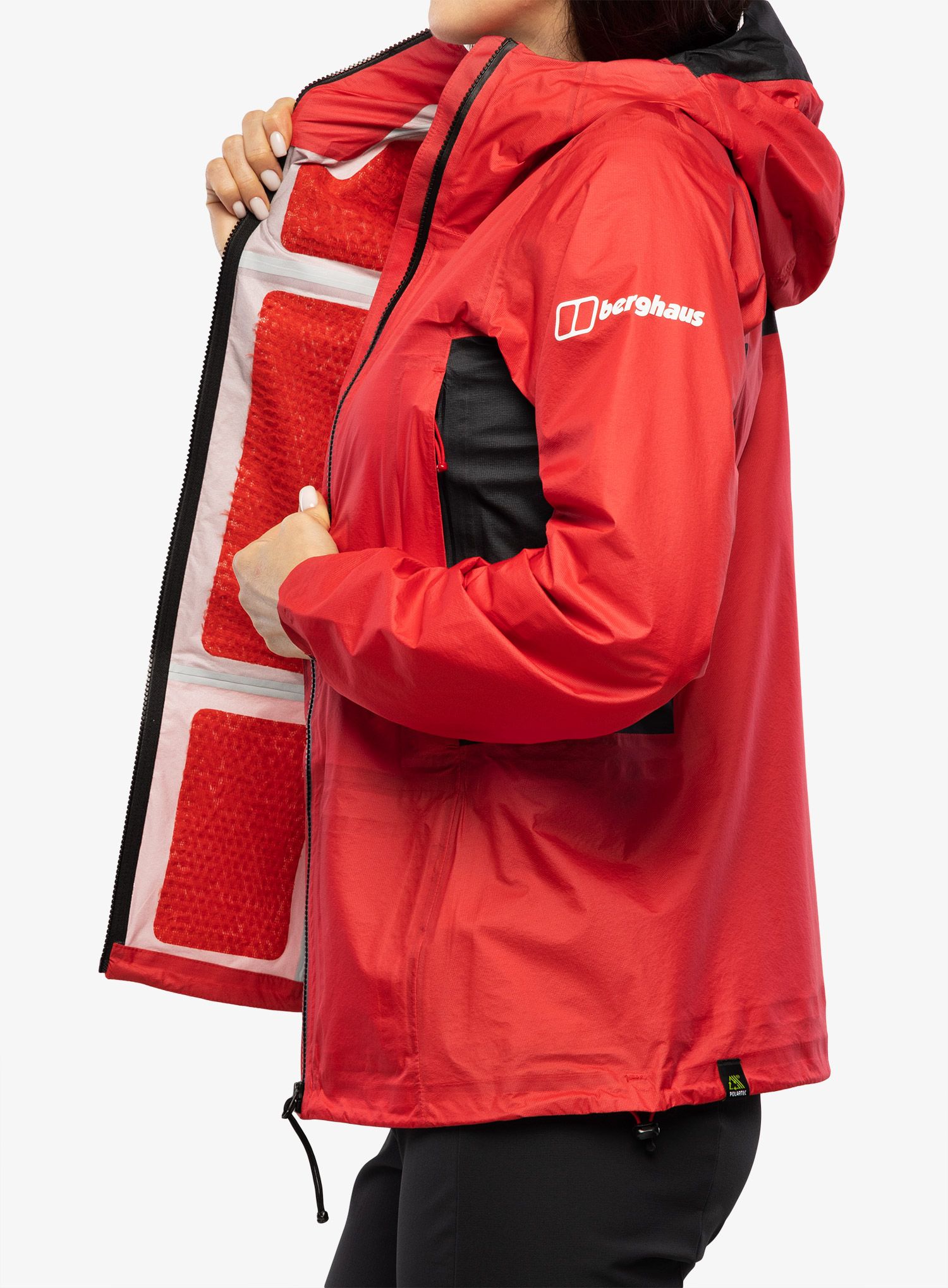 Geaca de ploaie femei Berghaus MTN Guide Hyper Alpha Jacket  - goji berry