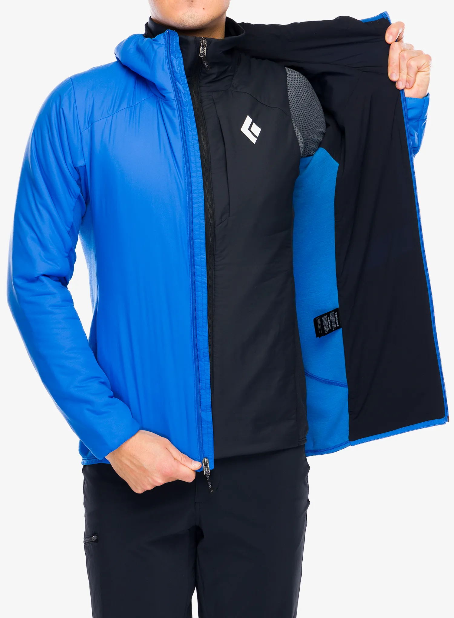 Geaca izolată Black Diamond First Light Hybrid Hoody - drifter blue