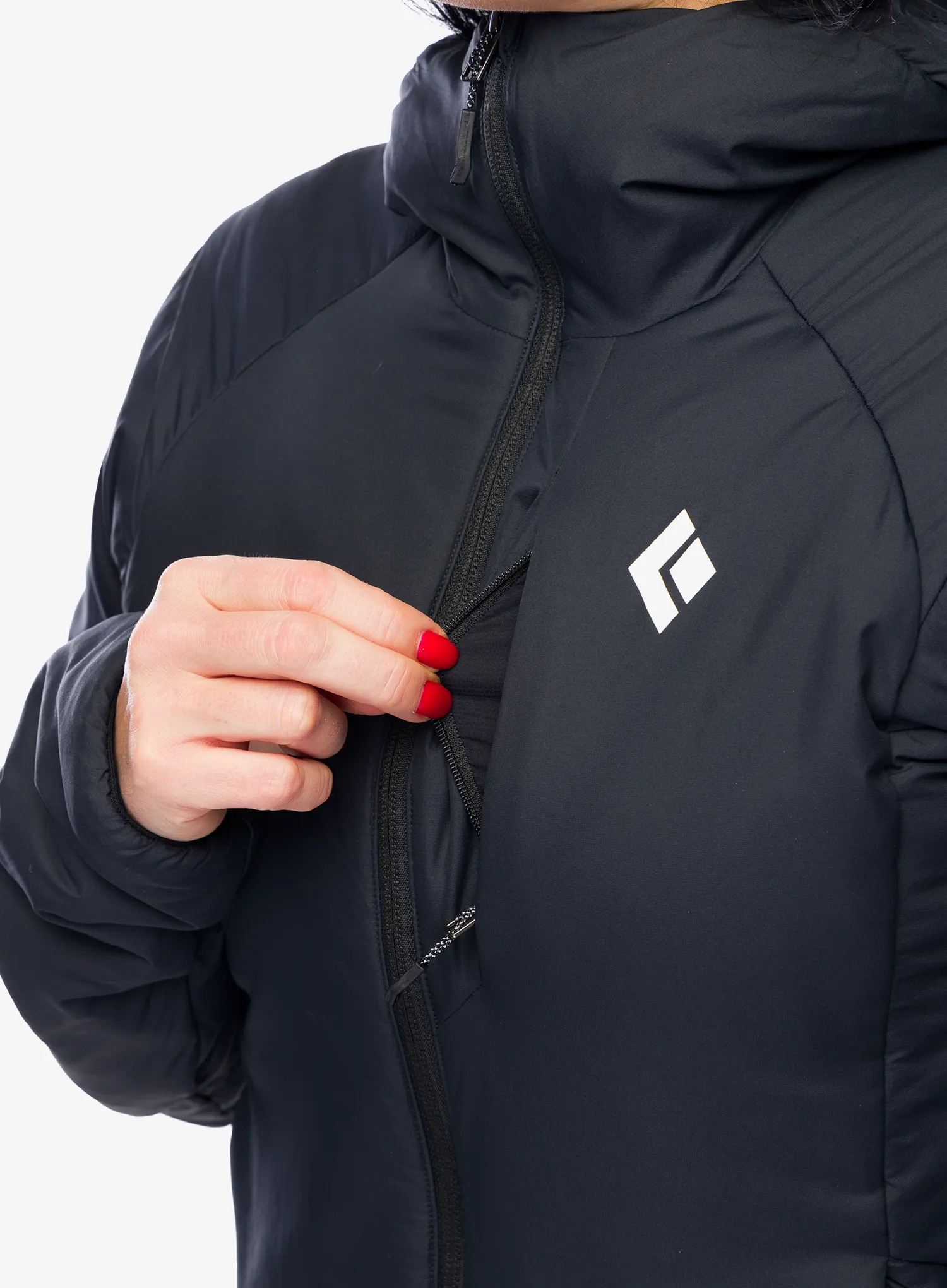 Geaca izolată pentru femei Black Diamond First Light Stretch Hoody - blck