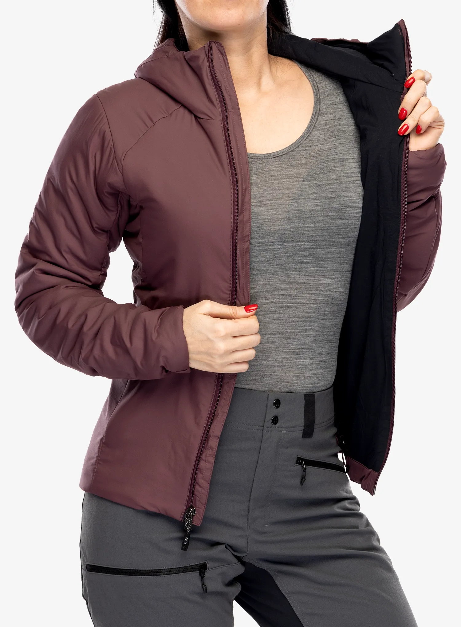 Geaca izolată pentru femei Black Diamond First Light Stretch Hoody - fig