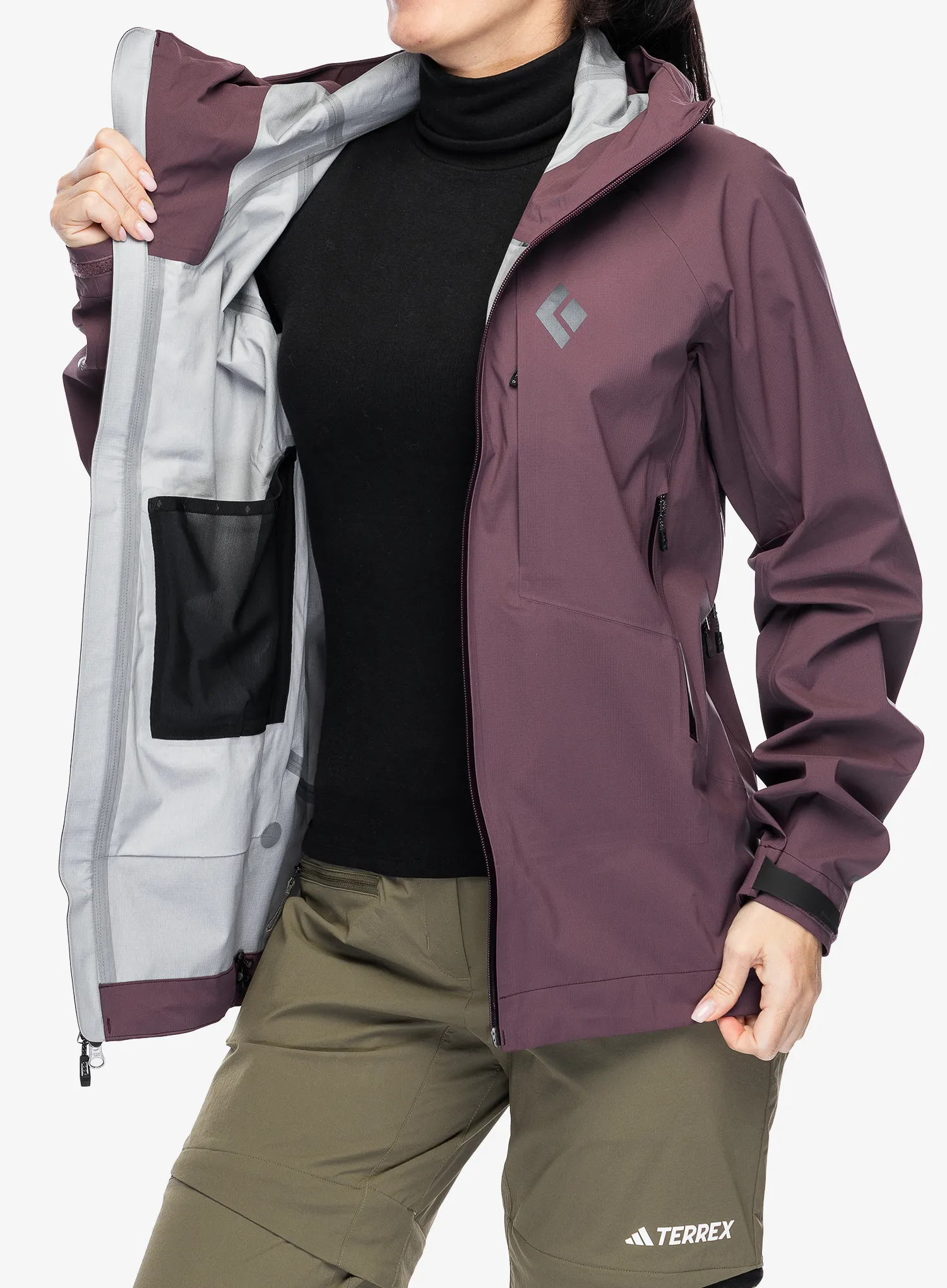Geaca impermeabila femei Black Diamond Highline Stretch Shell - fig