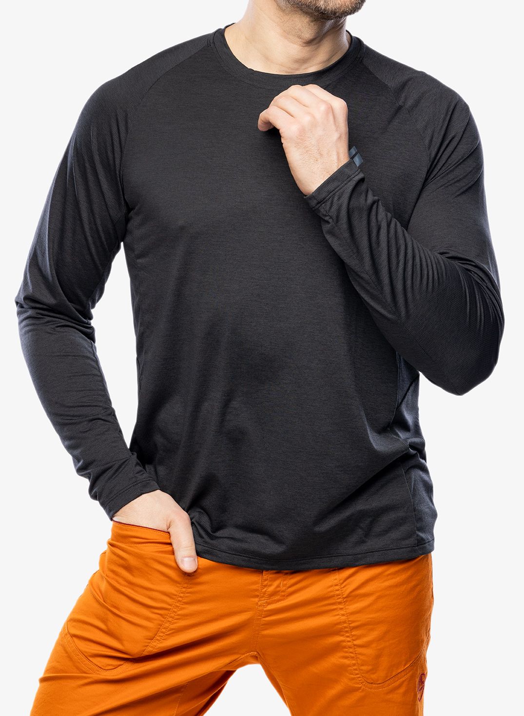Tricou maneca lunga Black Diamond Lightwire Tech Tee L/S - black