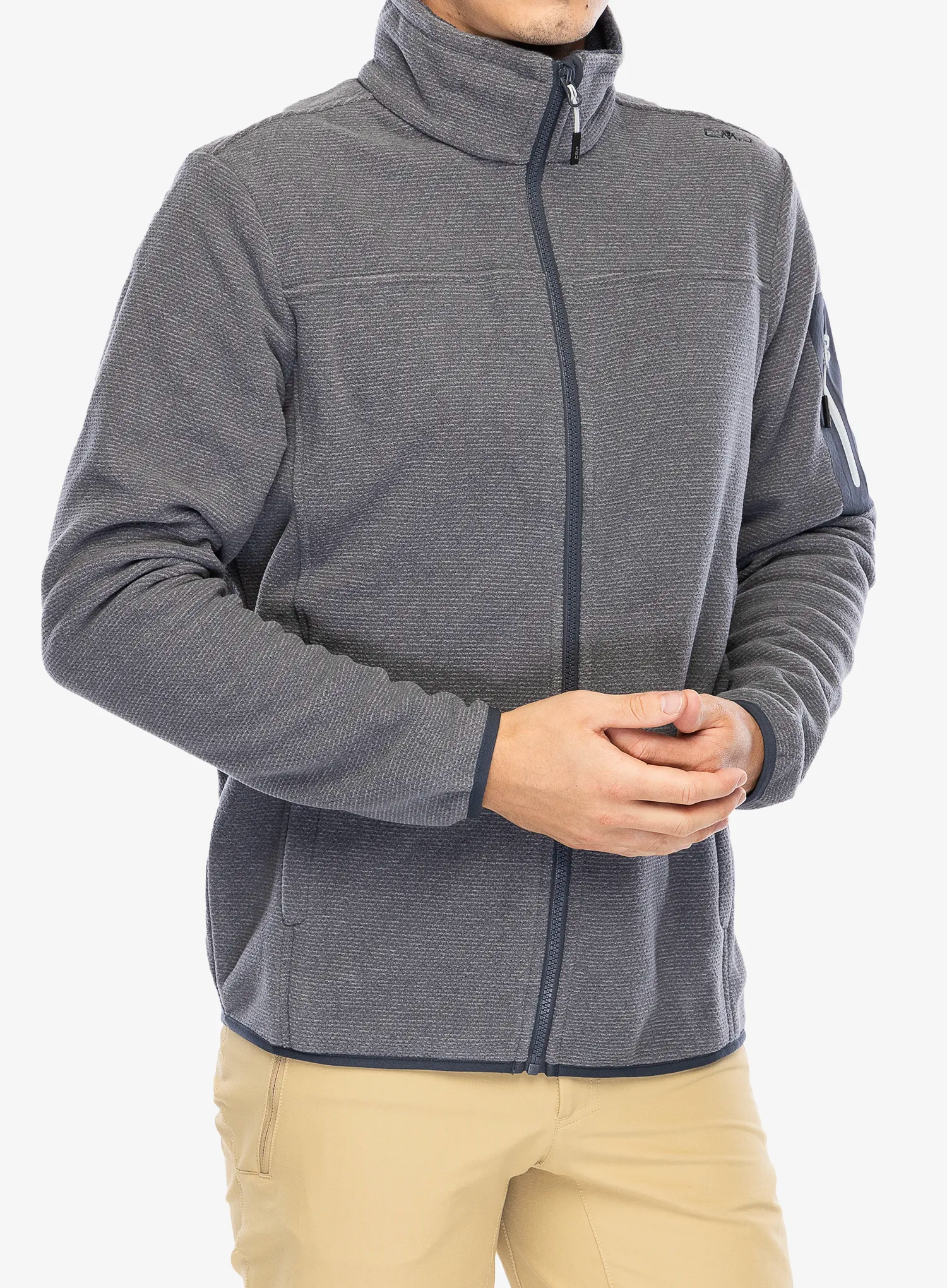Fleece CMP Perry Jacket - grey/titanio
