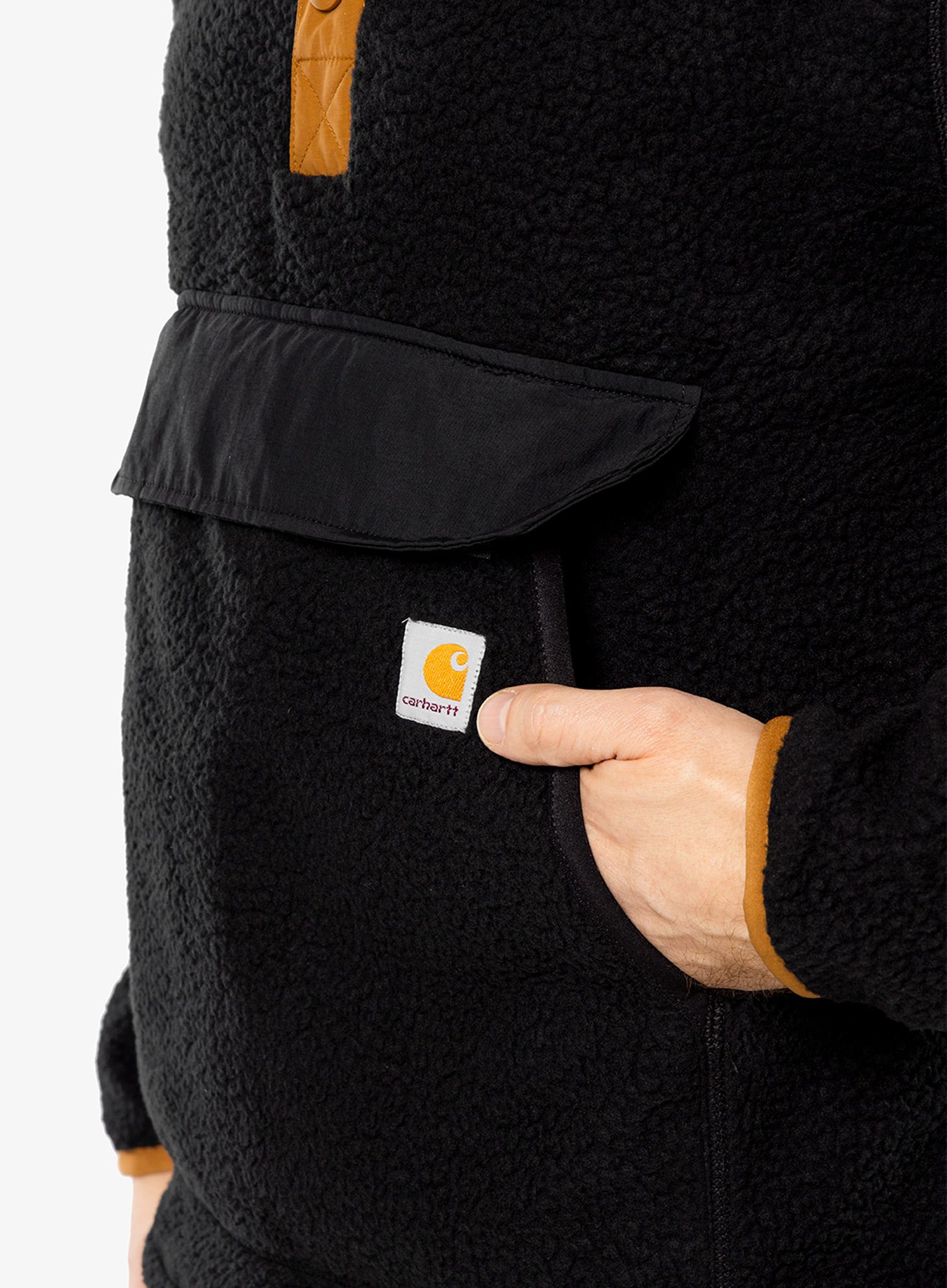 Fleece Carhartt Relaxed Fit Fleece Pullover - black