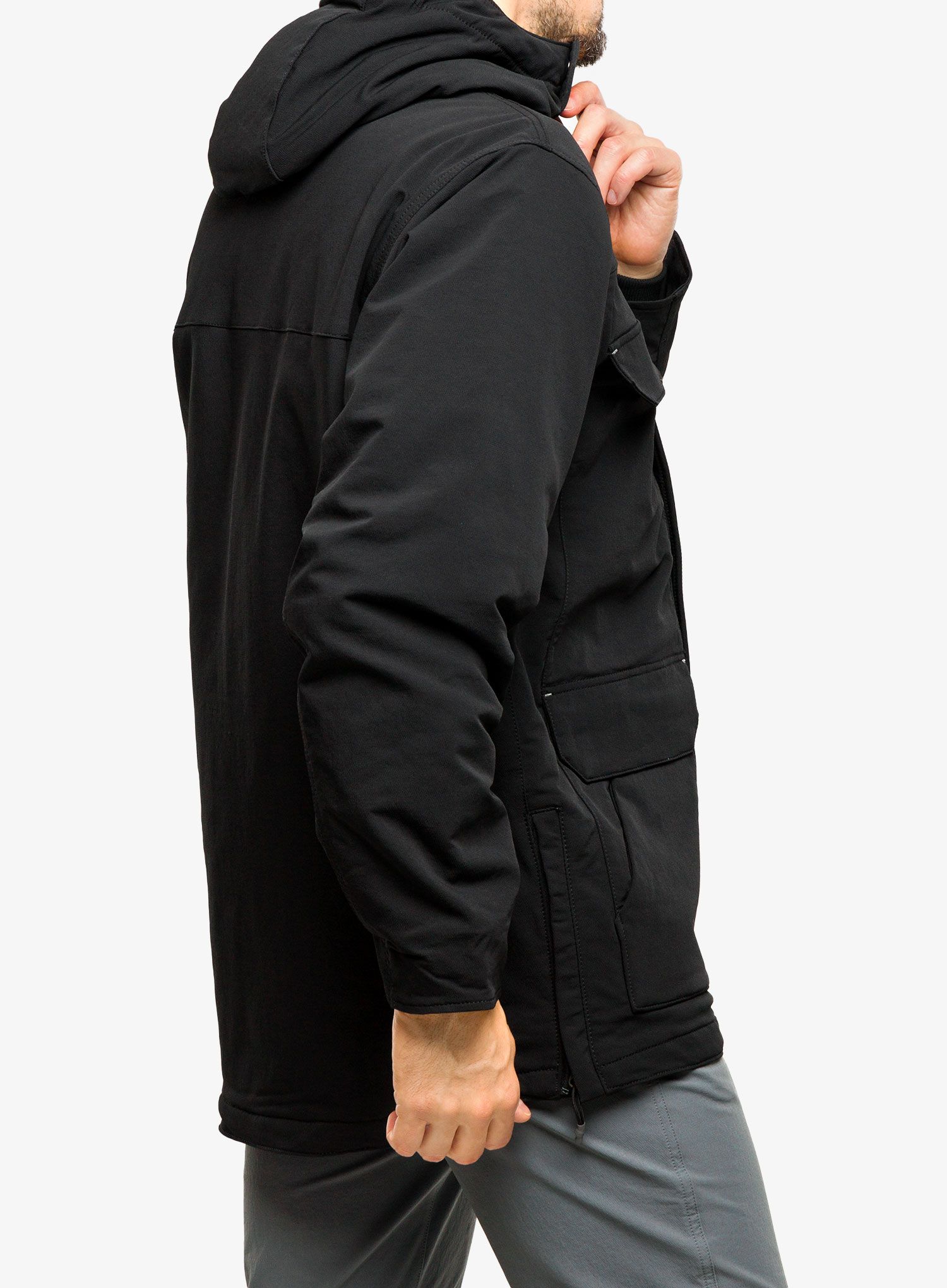 Geaca izolată Carhartt Super Dux Bonded Chore Coat - black | 8a.ro