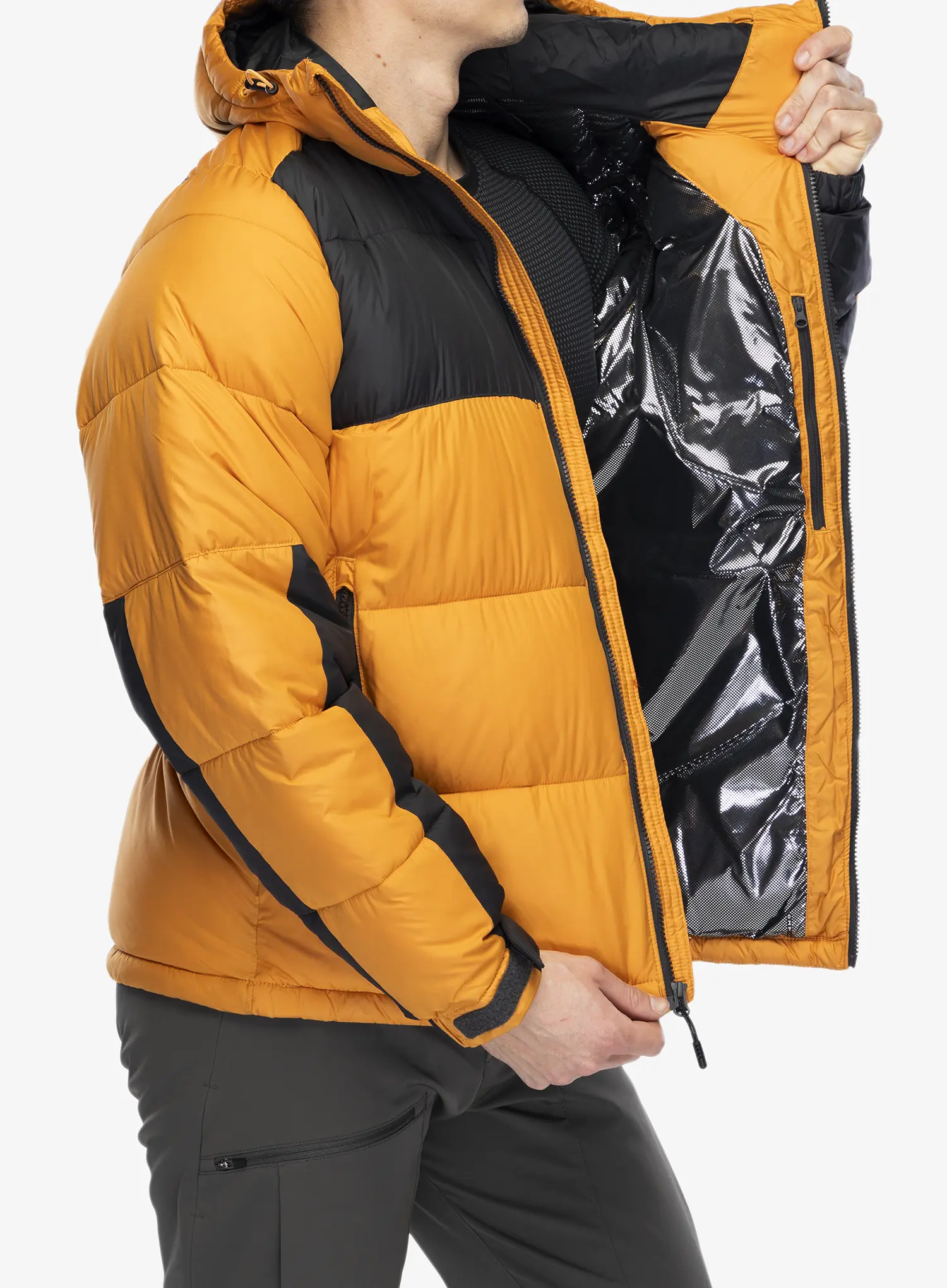 Geaca izolată Columbia Pike Lake II Hooded Jacket - sunstone/shark