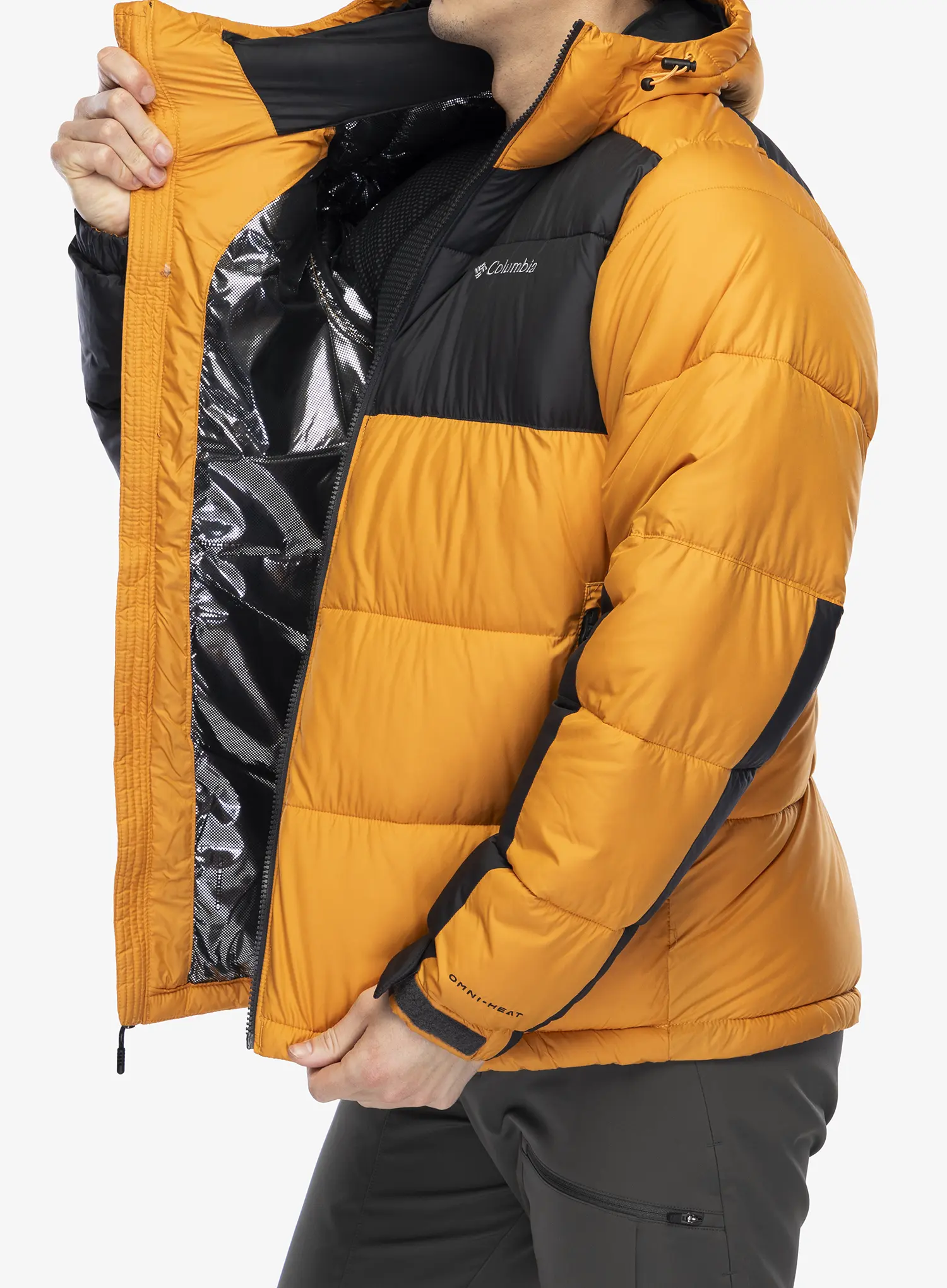 Geaca izolată Columbia Pike Lake II Hooded Jacket - sunstone/shark
