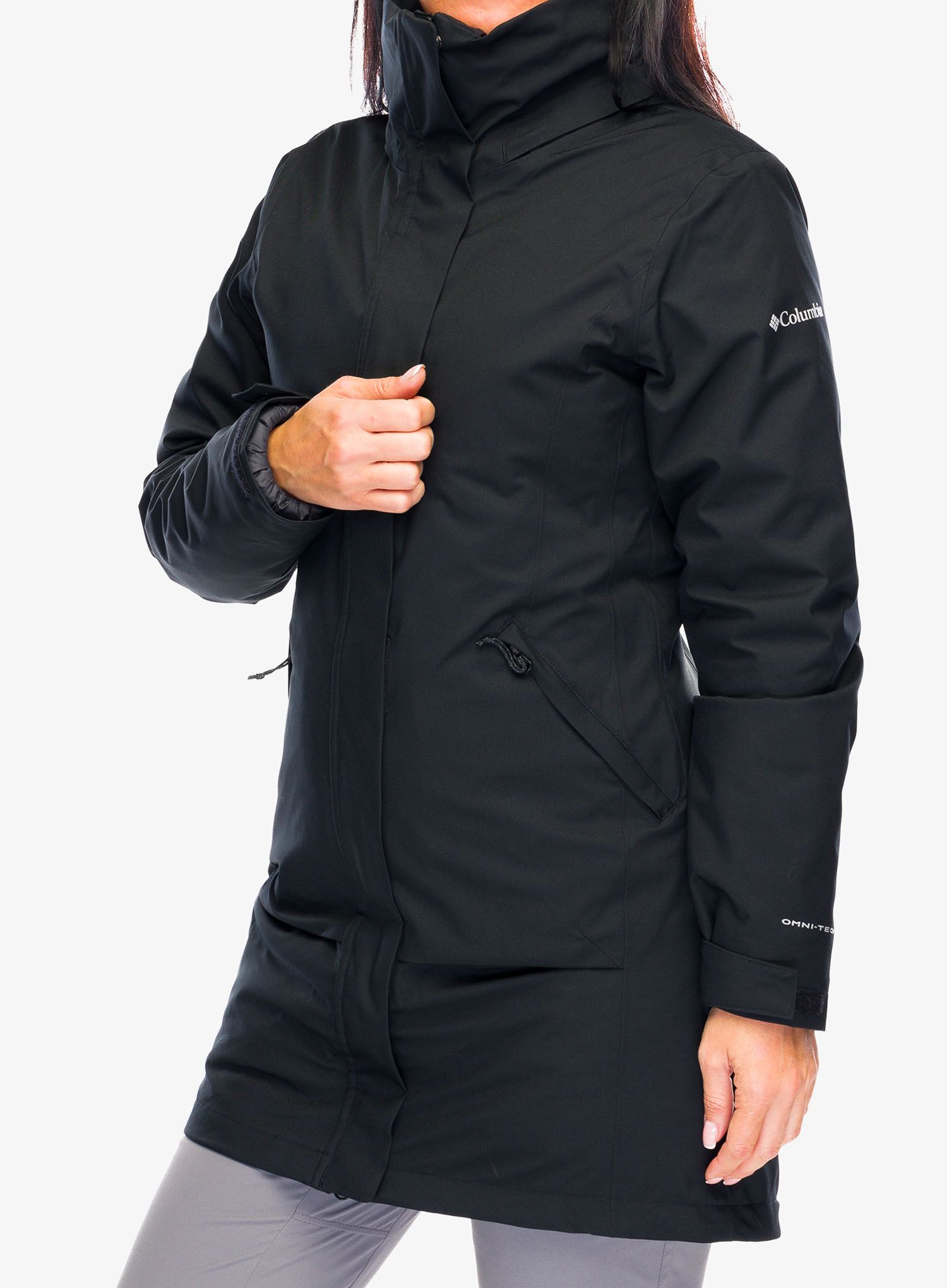 Geaca 3 in 1 femei Columbia Pulaski Interchange Jacket - black