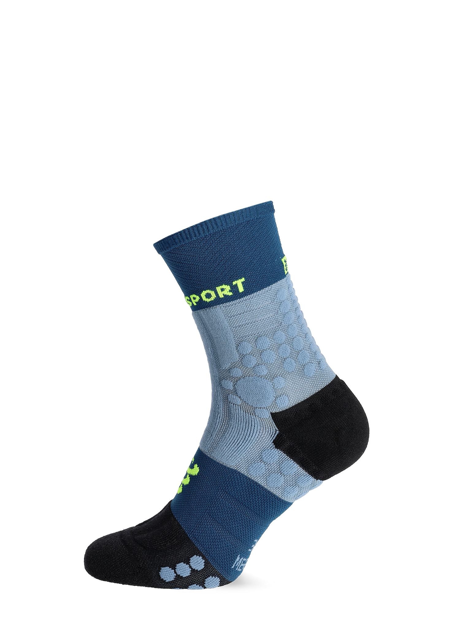 Șosete alergare Compressport Pro Racing Socks Winter Trail - denim/poseidon