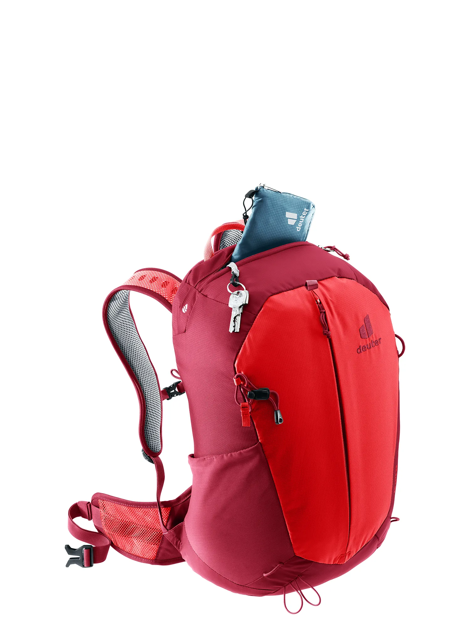 Rucsac drumetie cu plasa Deuter AC Lite 23 - cherry/masala