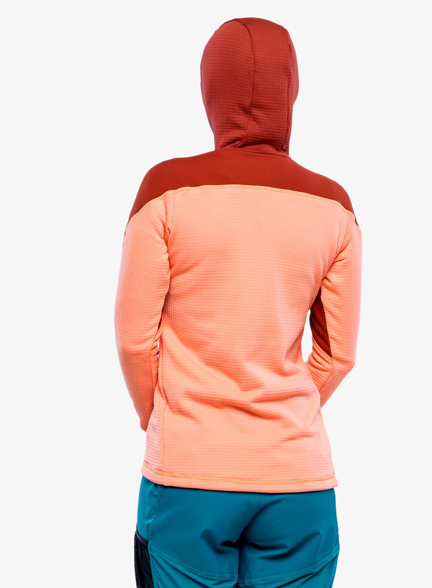 Hanorac cu gluga femei Direct Alpine Sakura Tech Lady - palisander/coral