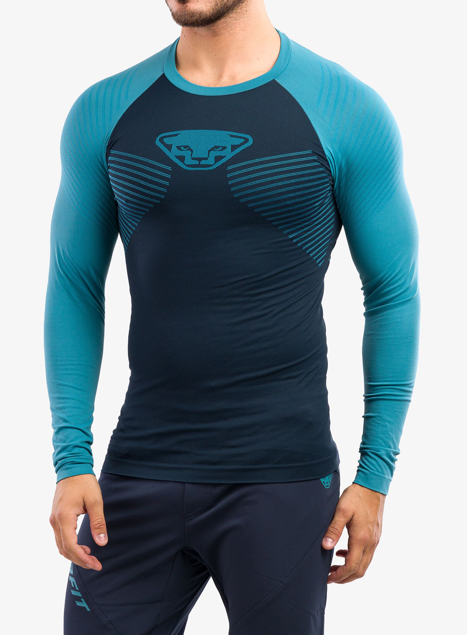 Bluza de corp Dynafit Speed Dryarn Longsleeve Tee - storm blue