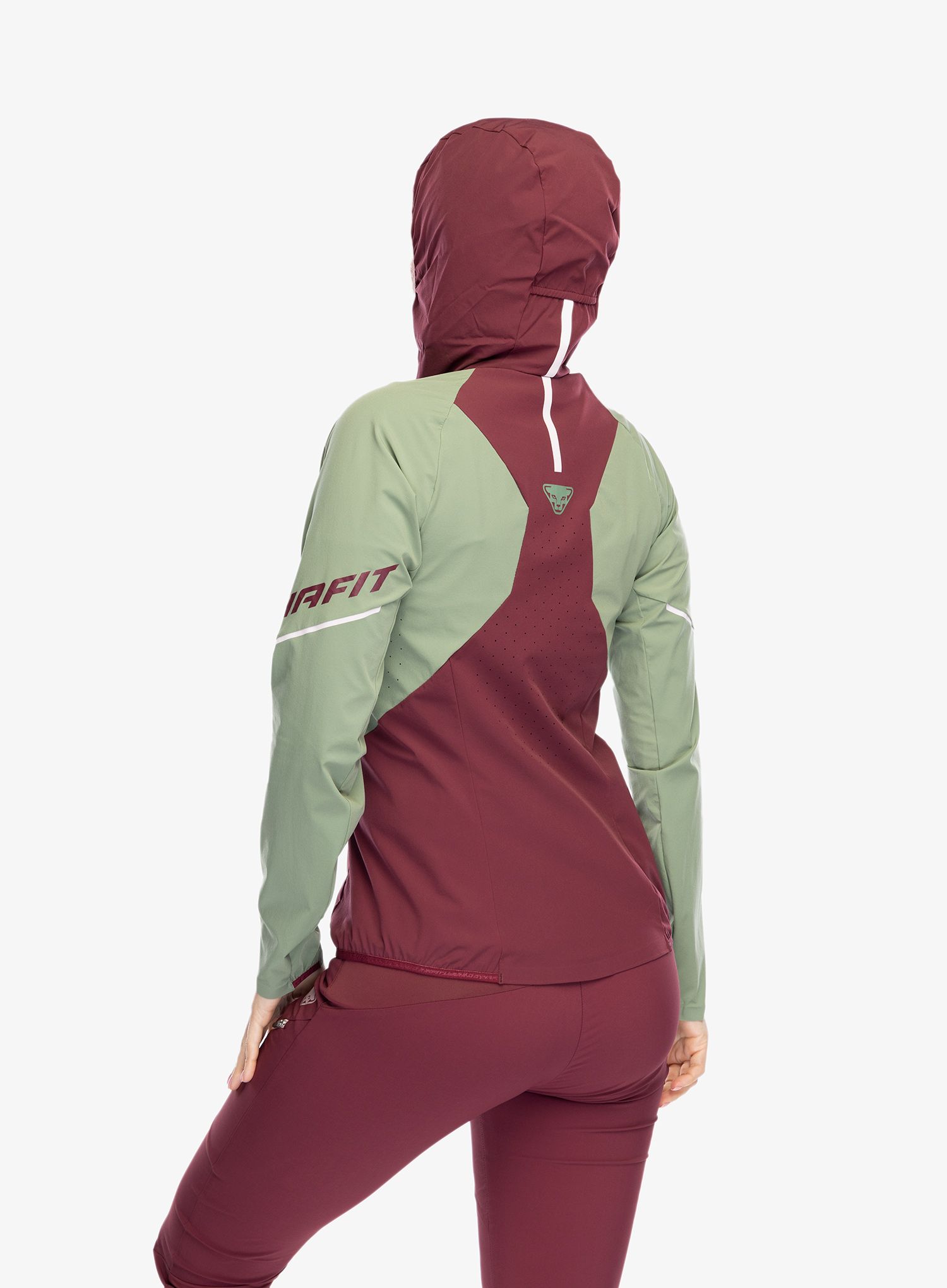 Geaca softshell femei Dynafit Traverse DST Jacket - sage