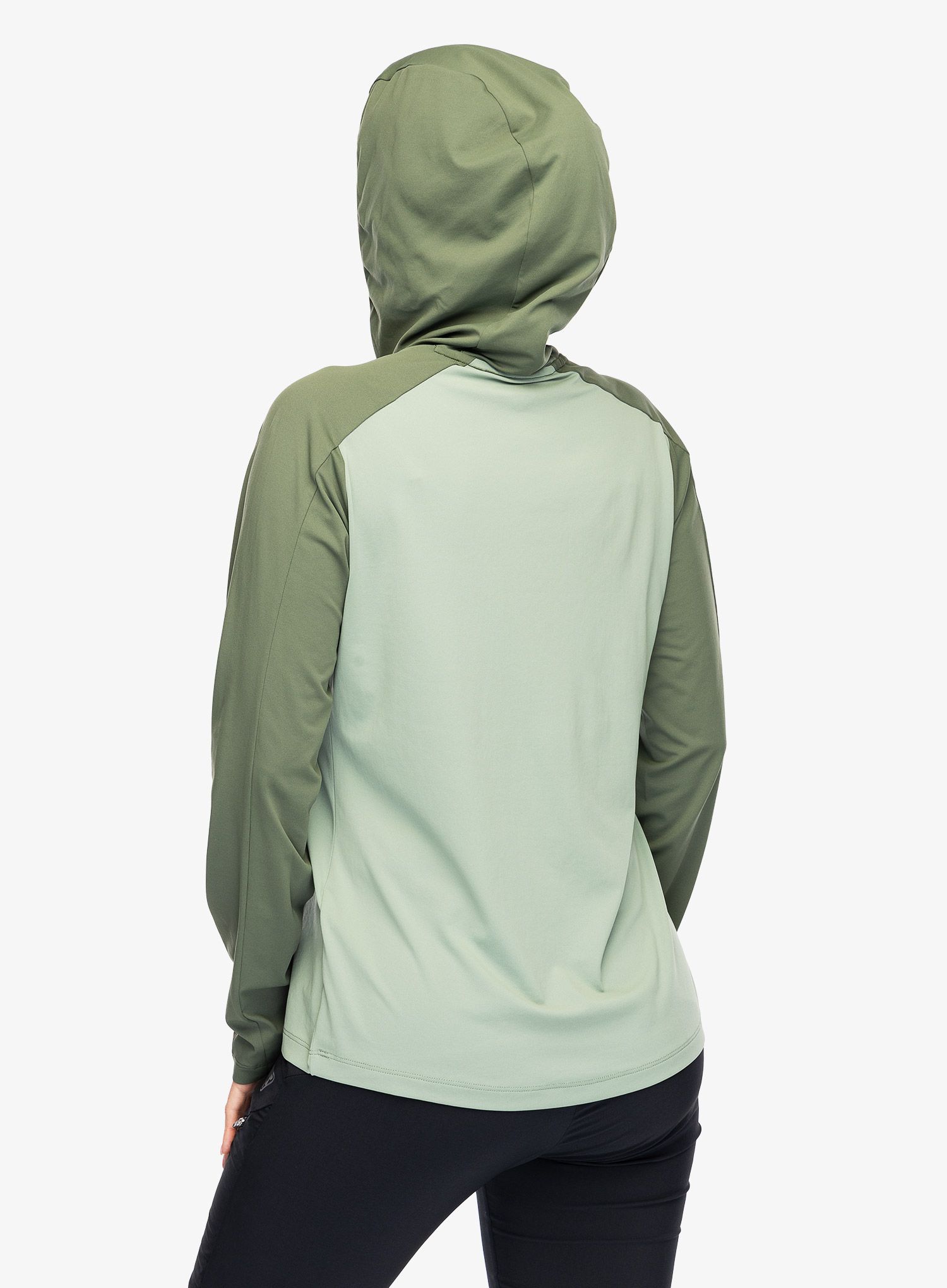 Hanorac cu gluga femei Dynafit Traverse Sun Hoody - thyme