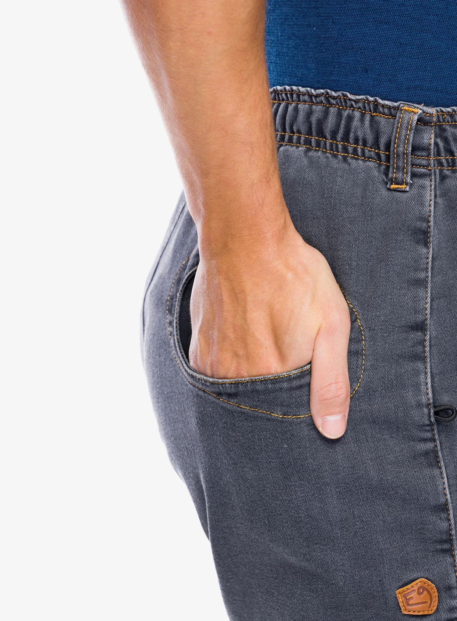Pantaloni escalada E9 Rondo Denim 2.3 - grey