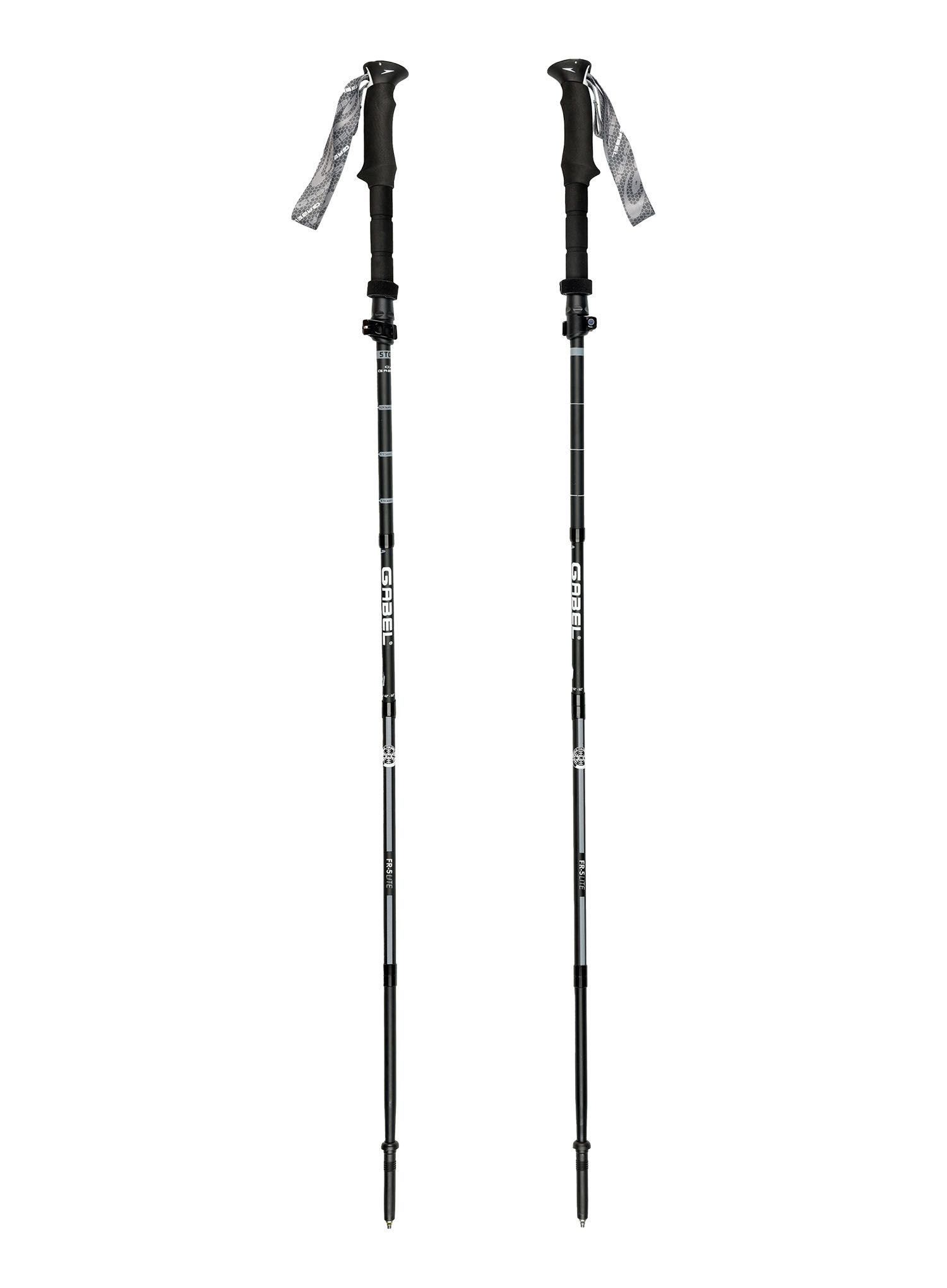 Bețe trekking aluminiu Gabel FR-5 FL Lite XTS - black