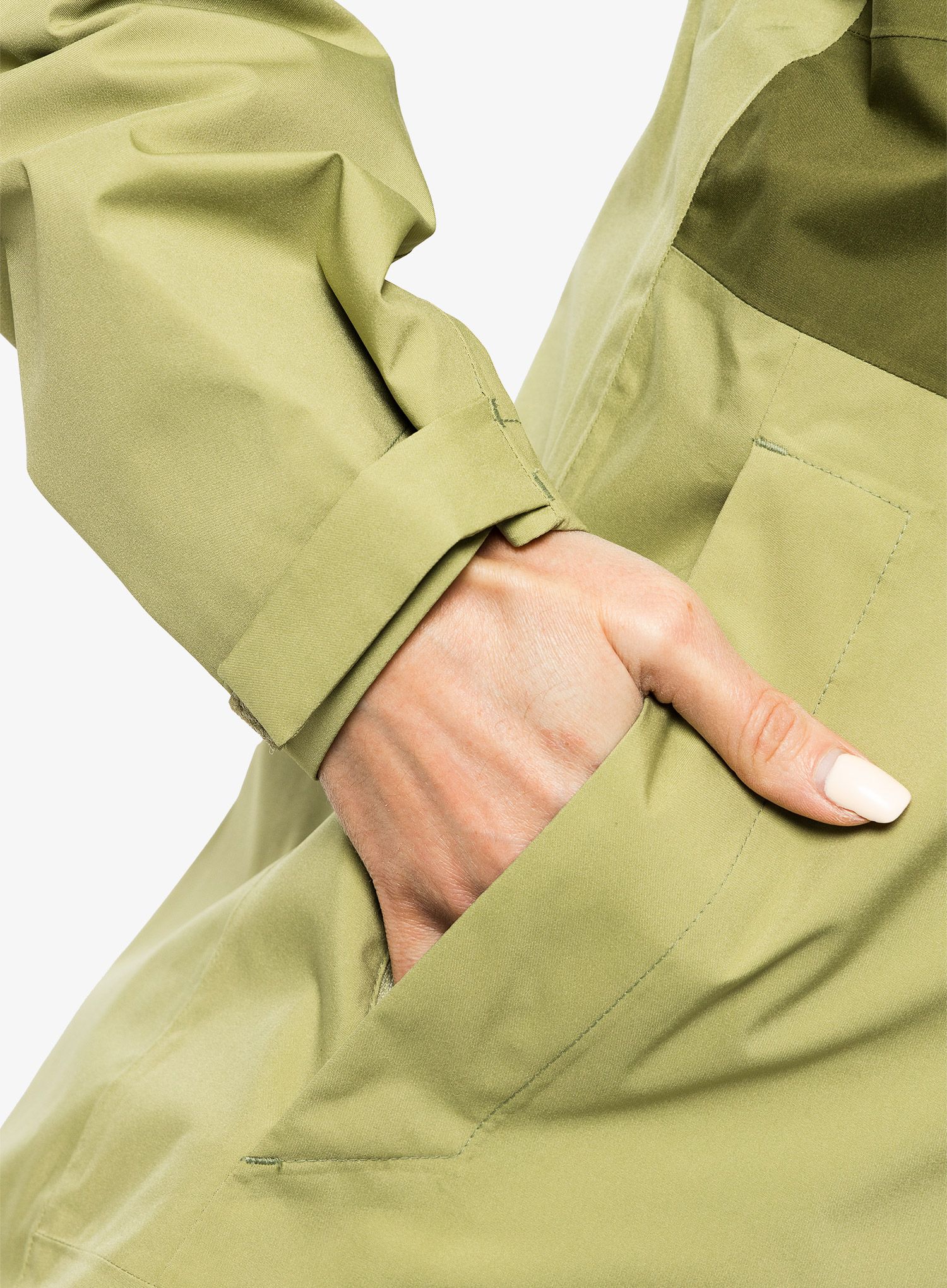 Geaca de ploaie femei Haglofs Koyal Proof Jacket - thyme green/olive green