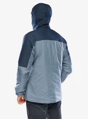 Geaca izolată Haglofs Mimic Silver Hood - steel blue/tarn blue