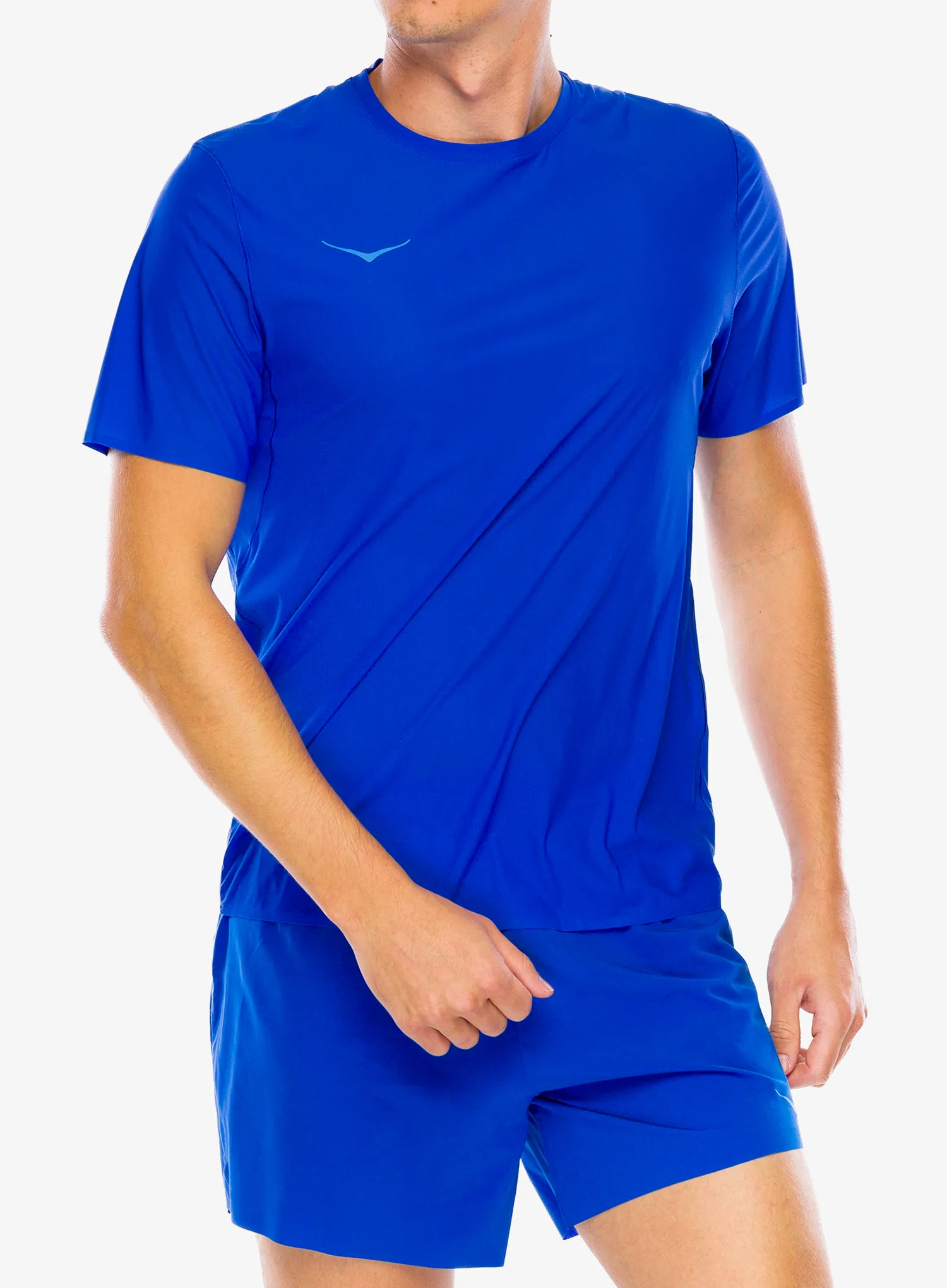 Tricou alergare Hoka Performance Run Short Sleeve - ultramarine