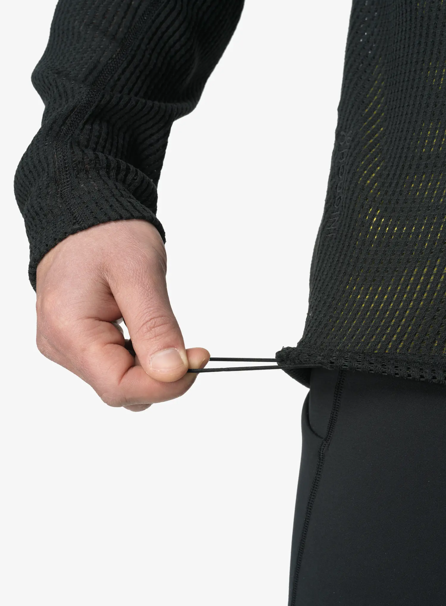 Hanorac alergare Houdini Pace Flow Half Zip - true black