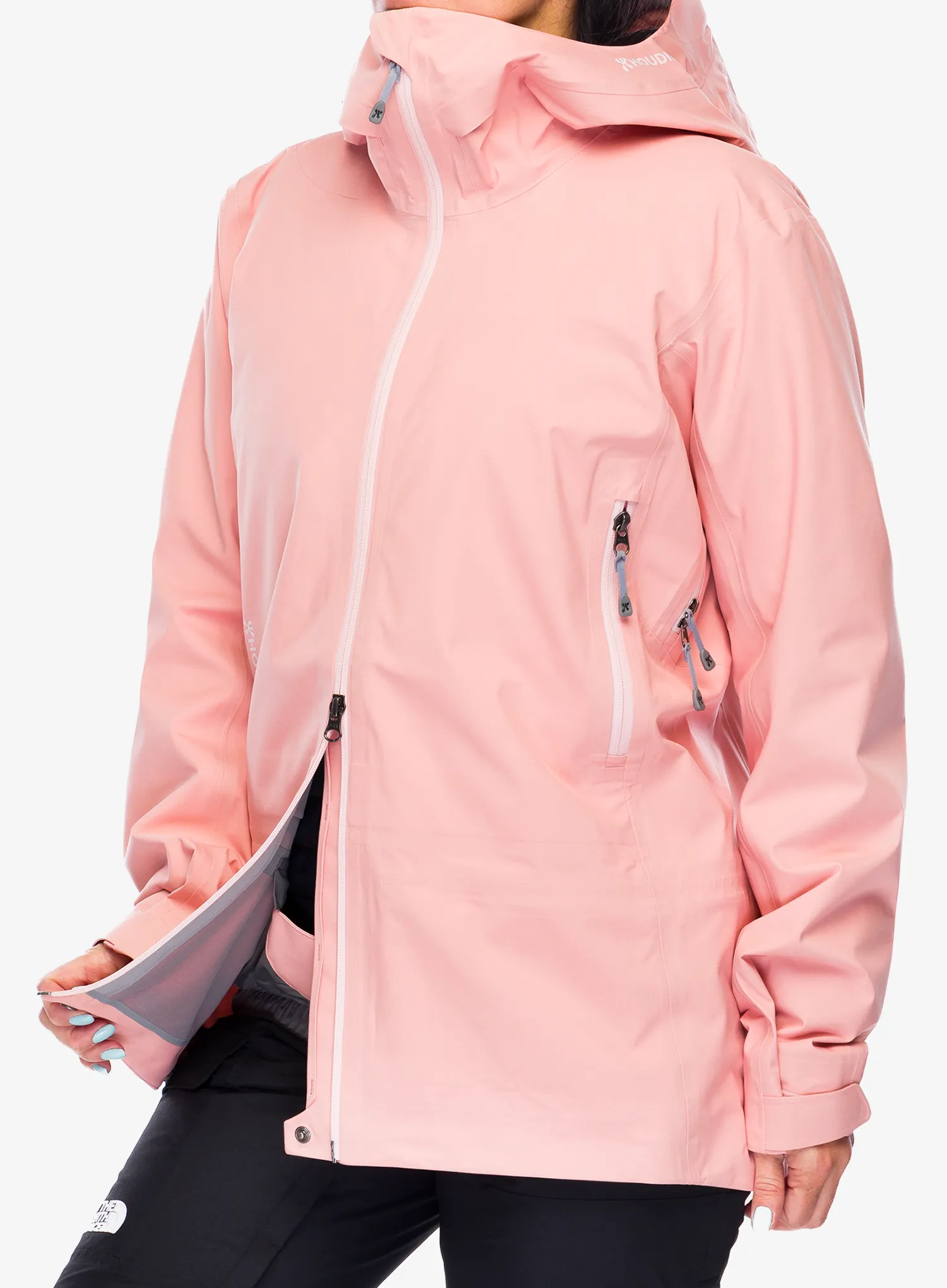 Geaca impermeabila femei Houdini Ride Jacket - pow pink