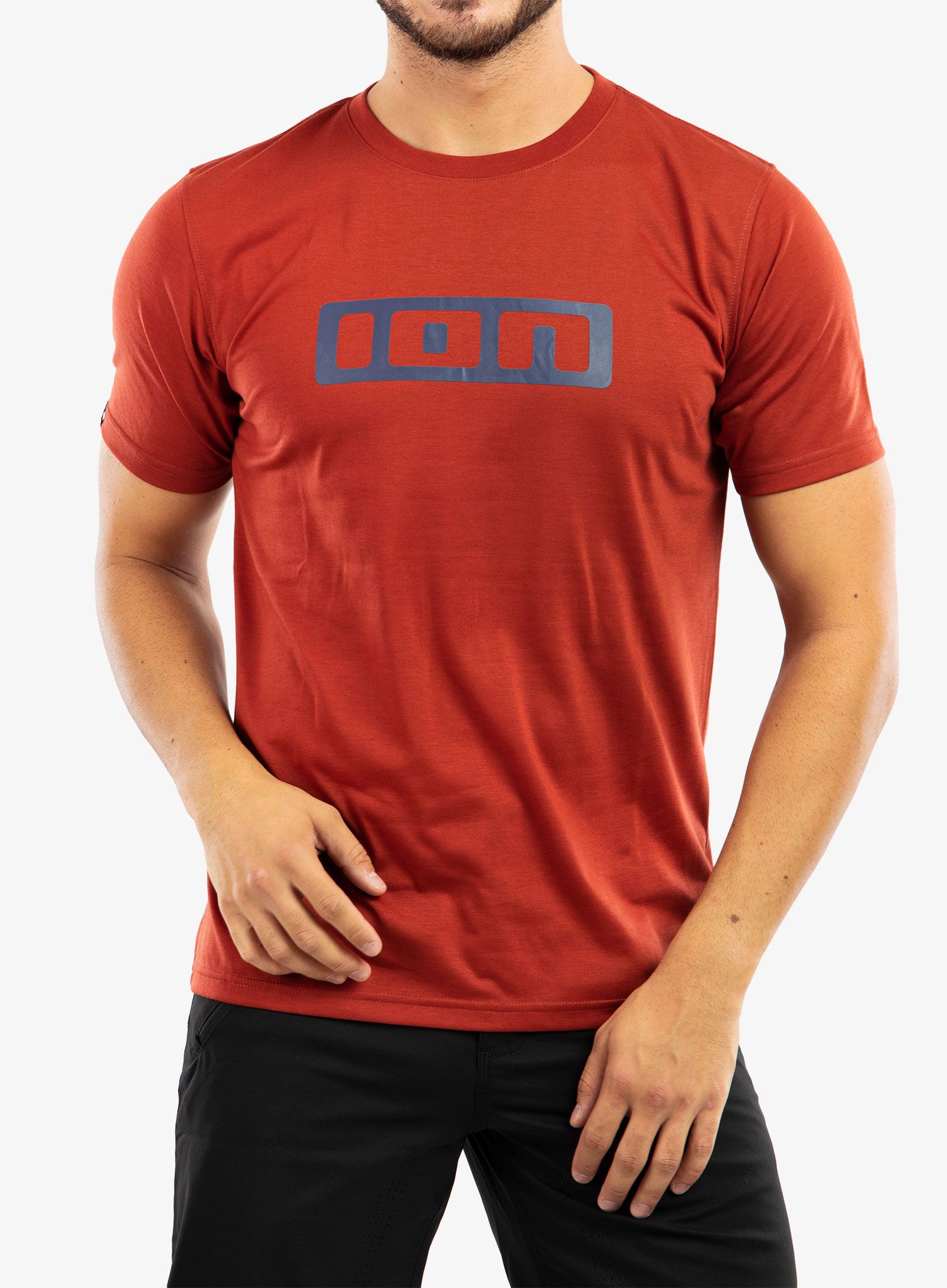 Tricou ciclism ION Logo SS DR - spicy red