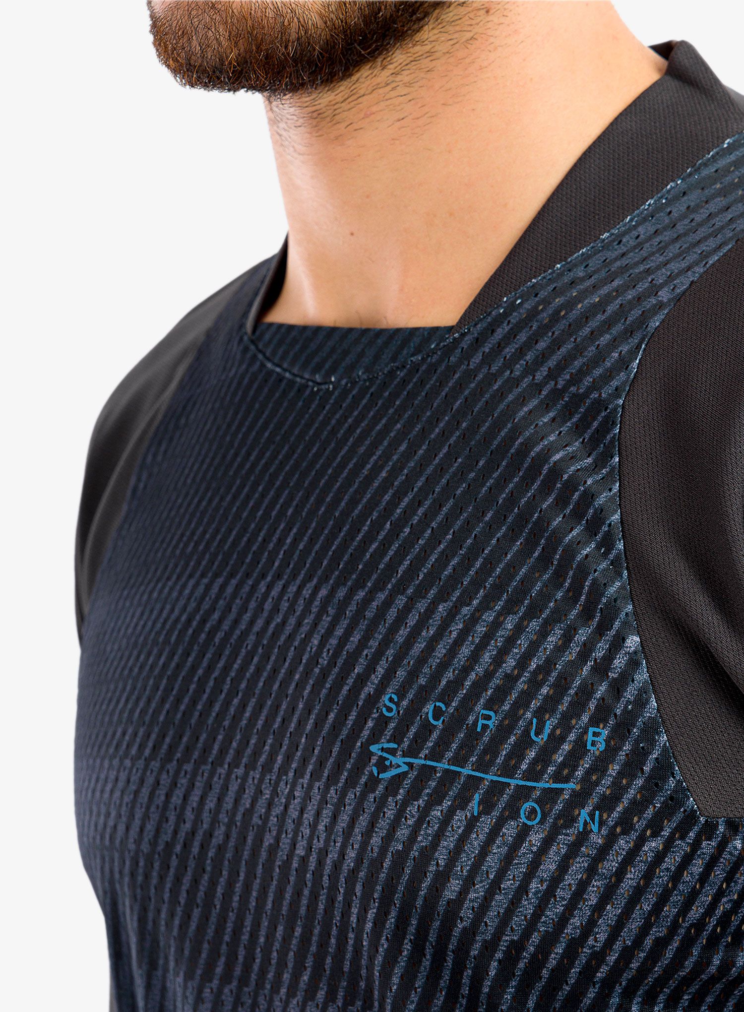 Tricou maneca lunga ION Scrub L/S - black