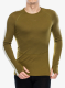 Bluza de corp Icebreaker 260 ZoneKnit LS Crewe - algae/ashen/cb