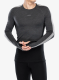 Hanorac termic Icebreaker 260 ZoneKnit LS Crewe - jet/metro