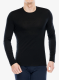 Hanorac termic Icebreaker Anatomica LS Crewe - black