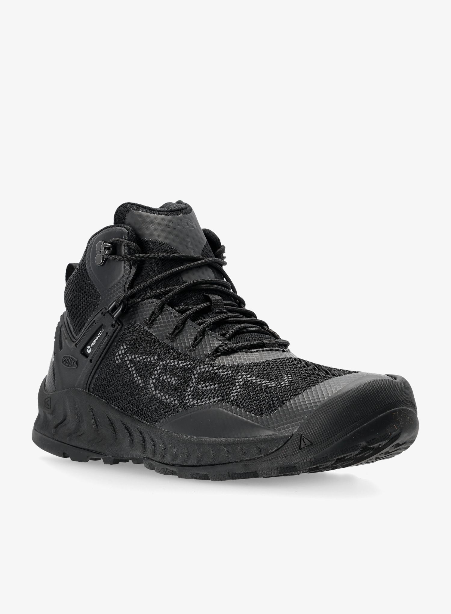 Pantofi outdoor barbati Keen Nxis Evo Mid WP - triple black | 8a.ro