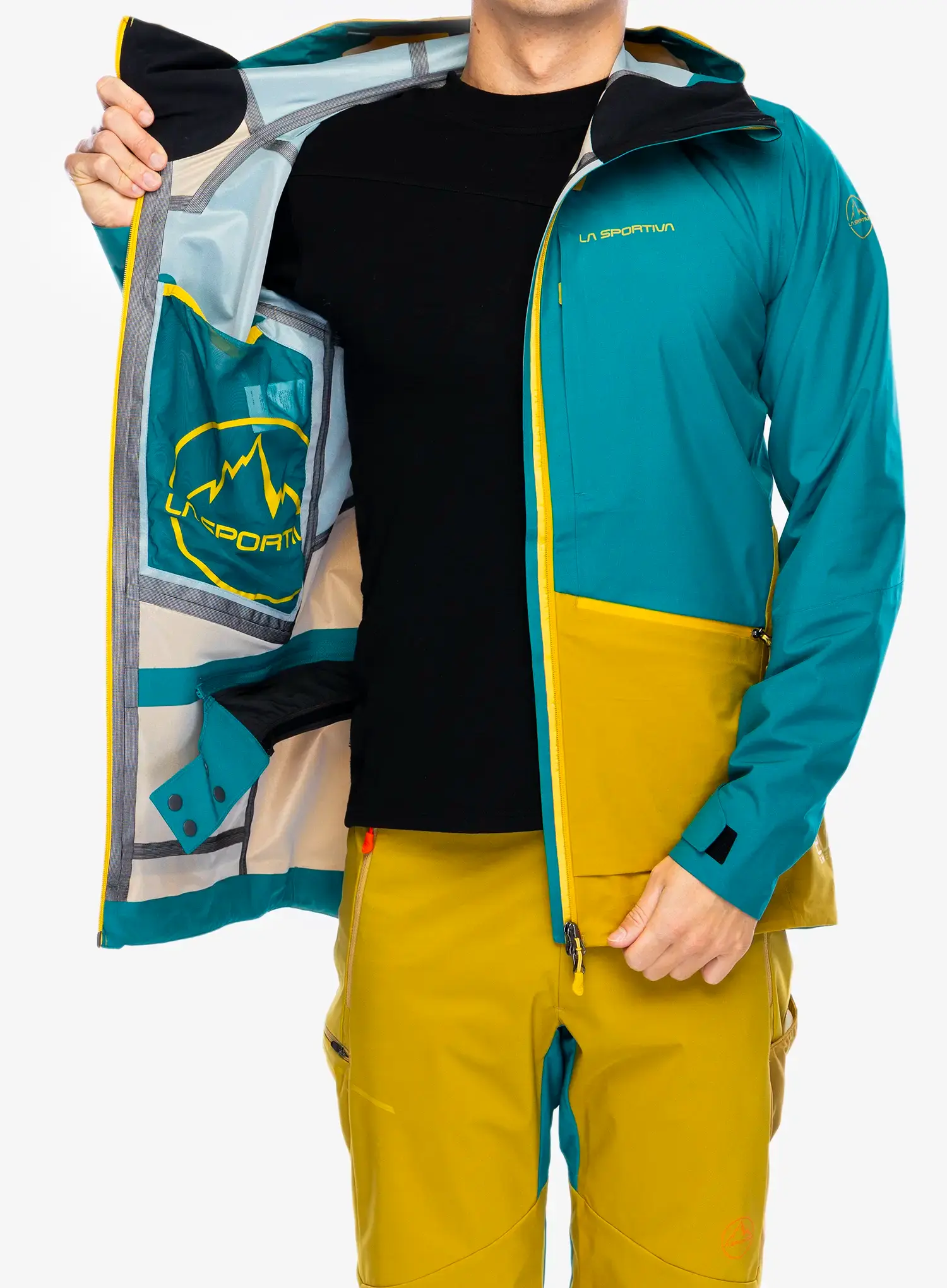 Geaca impermeabila La Sportiva Chaser Evo Shell Jkt - everglade/savana