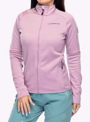 Hanorac cu fermoar femei La Sportiva Elements Jkt - rose