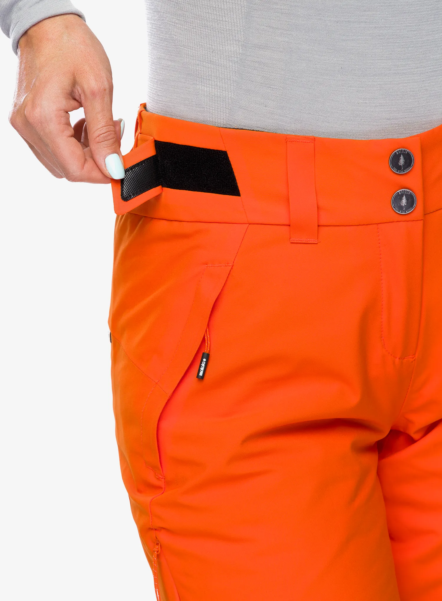Pantaloni schi femei Maloja Bernina - orange sun