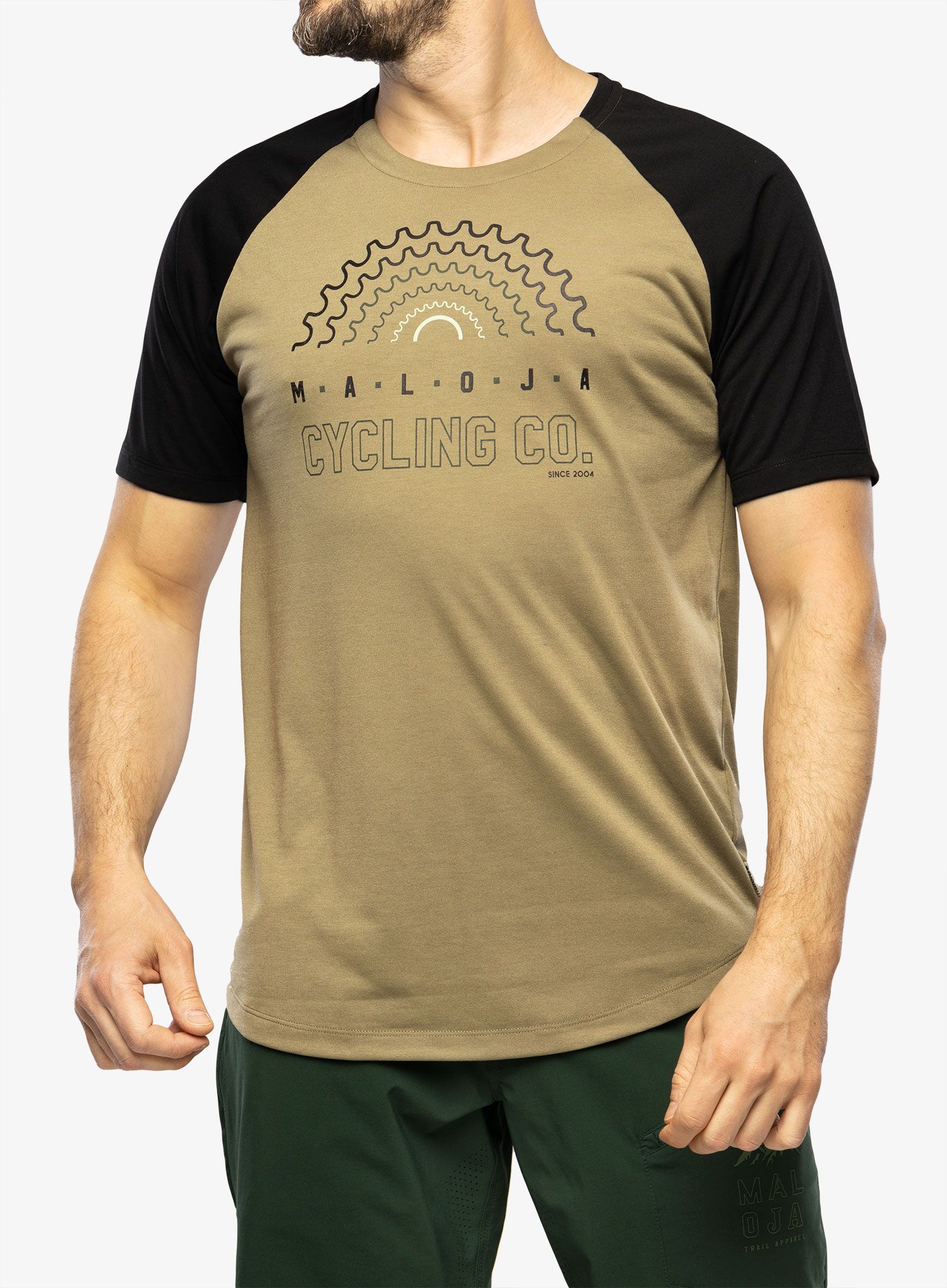 Tricou ciclism Maloja Keeseck - oak multi