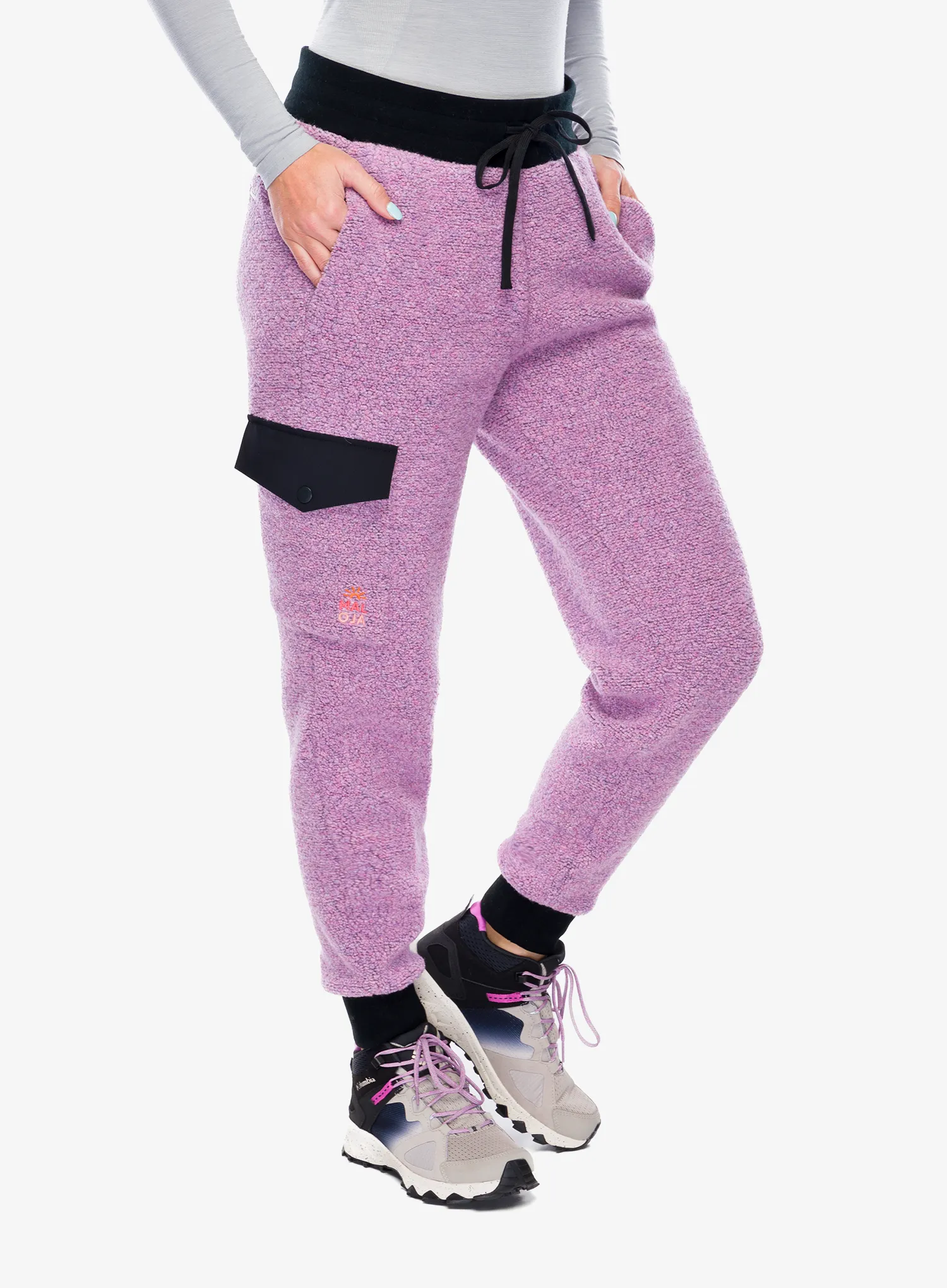Pantaloni drumetie femei Maloja Matro - orchid