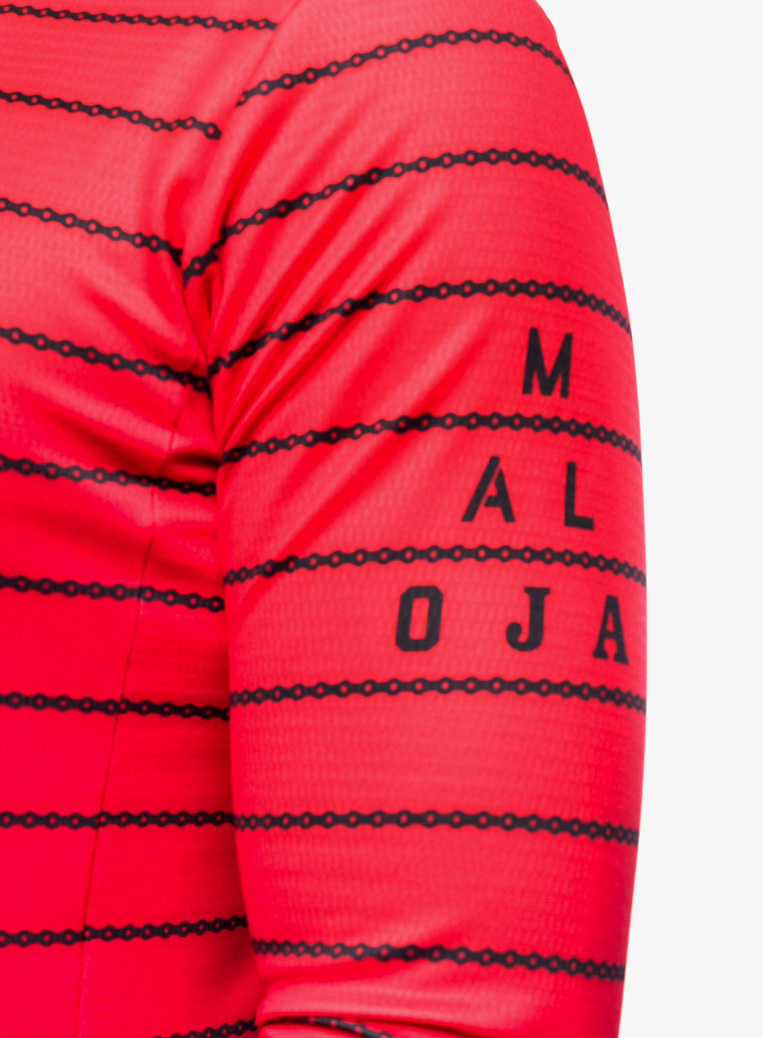 Hanorac ciclism Maloja Salsera - fire red stripe