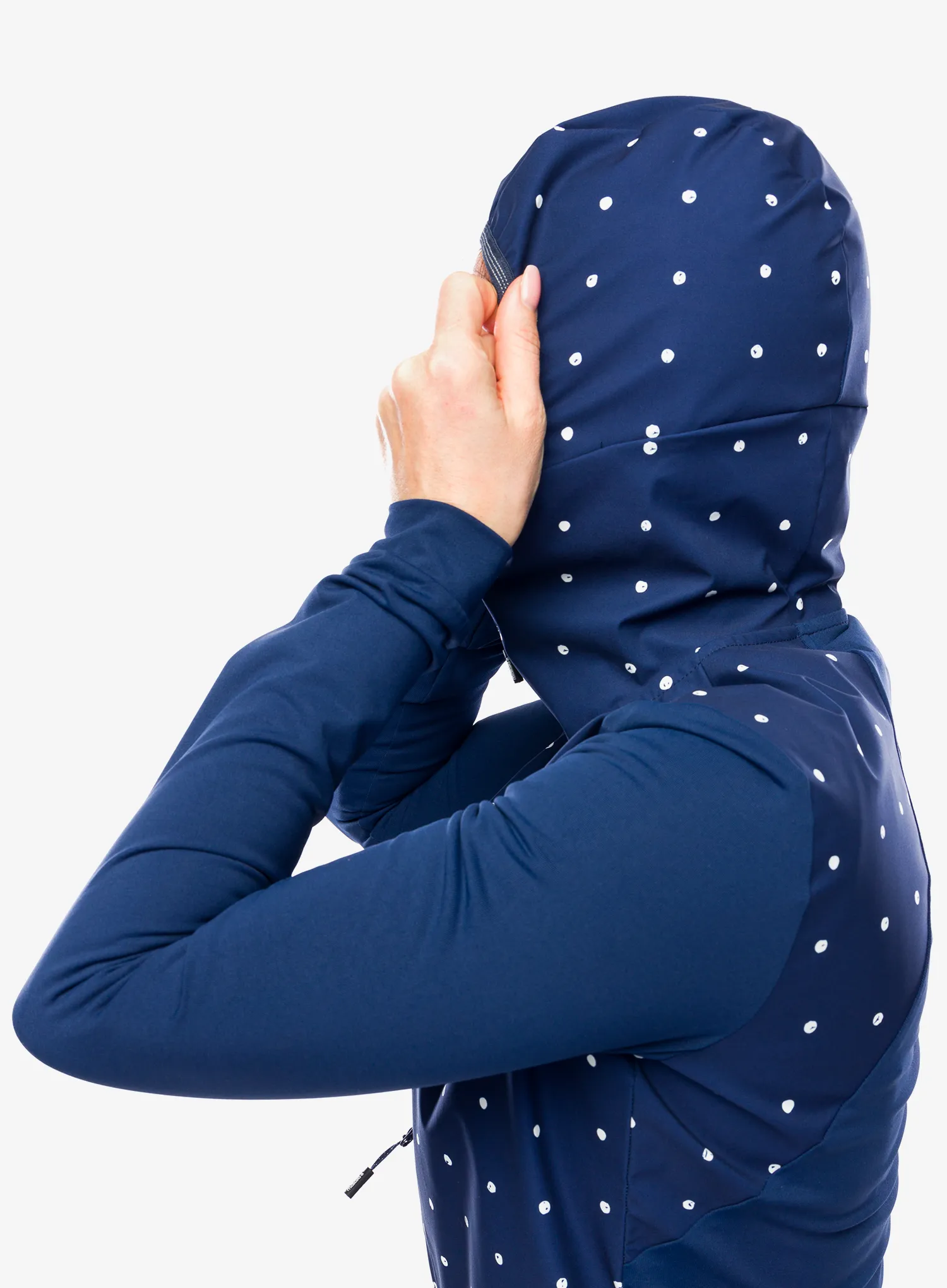 Geaca hibridă femei Maloja Sennes Printed - night sky bubbledots