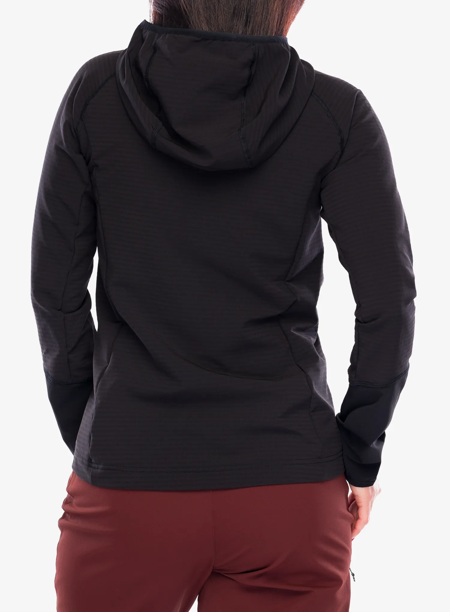 Hanorac cu gluga femei Mammut Madris Light ML Half Zip Hoody - black