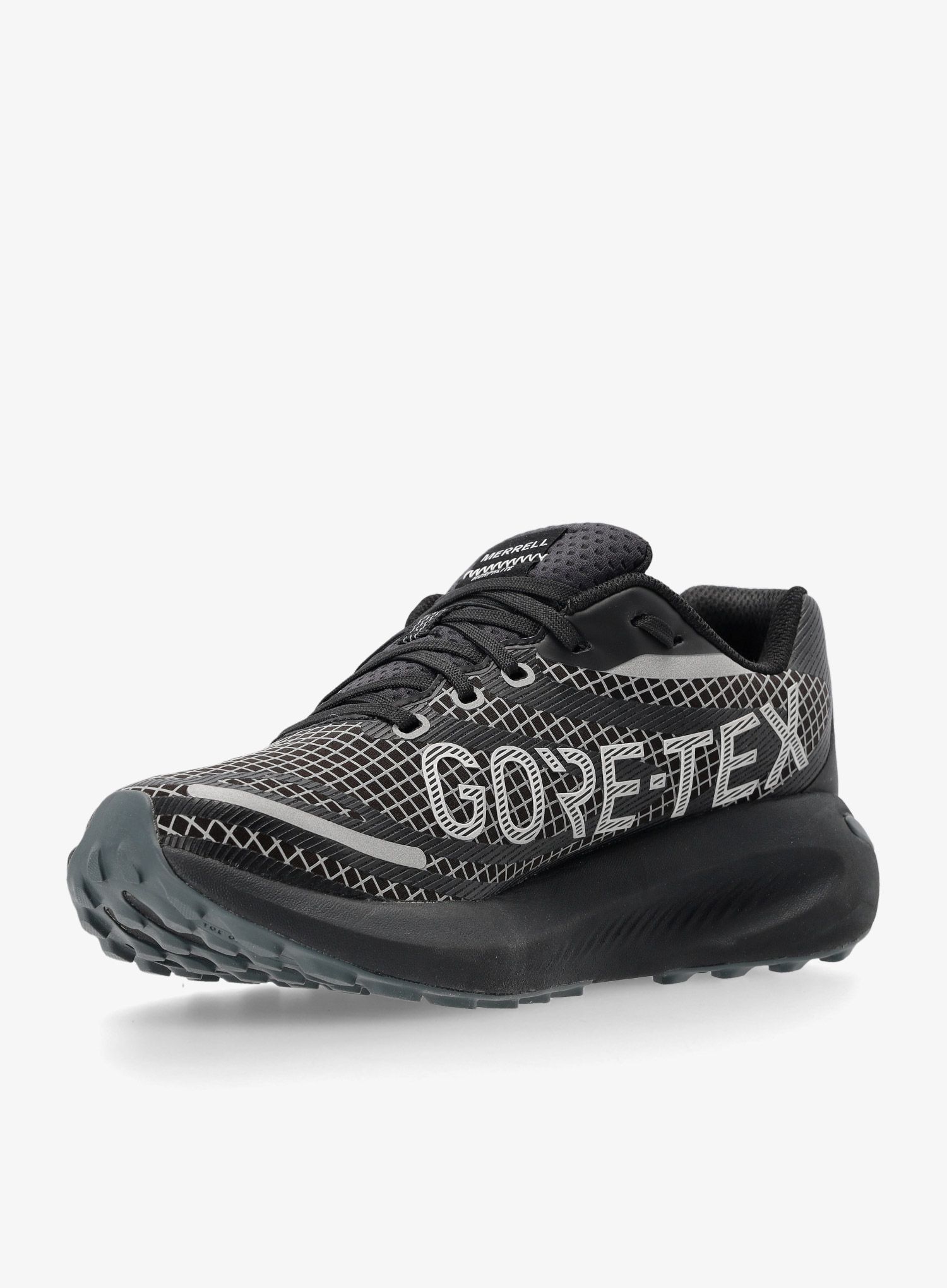 Pantofi alergare barbati Merrell Morphlite Reflective GTX - black/reflective