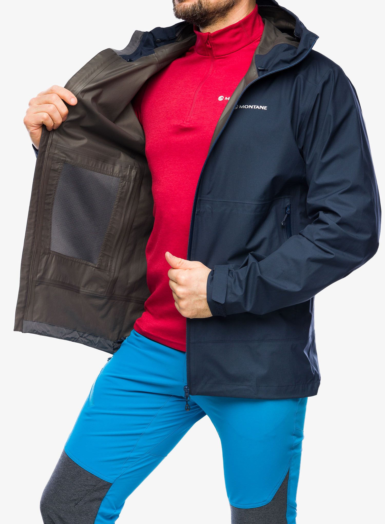 Geaca impermeabila Montane Spirit Lite Jacket - eclipse blue