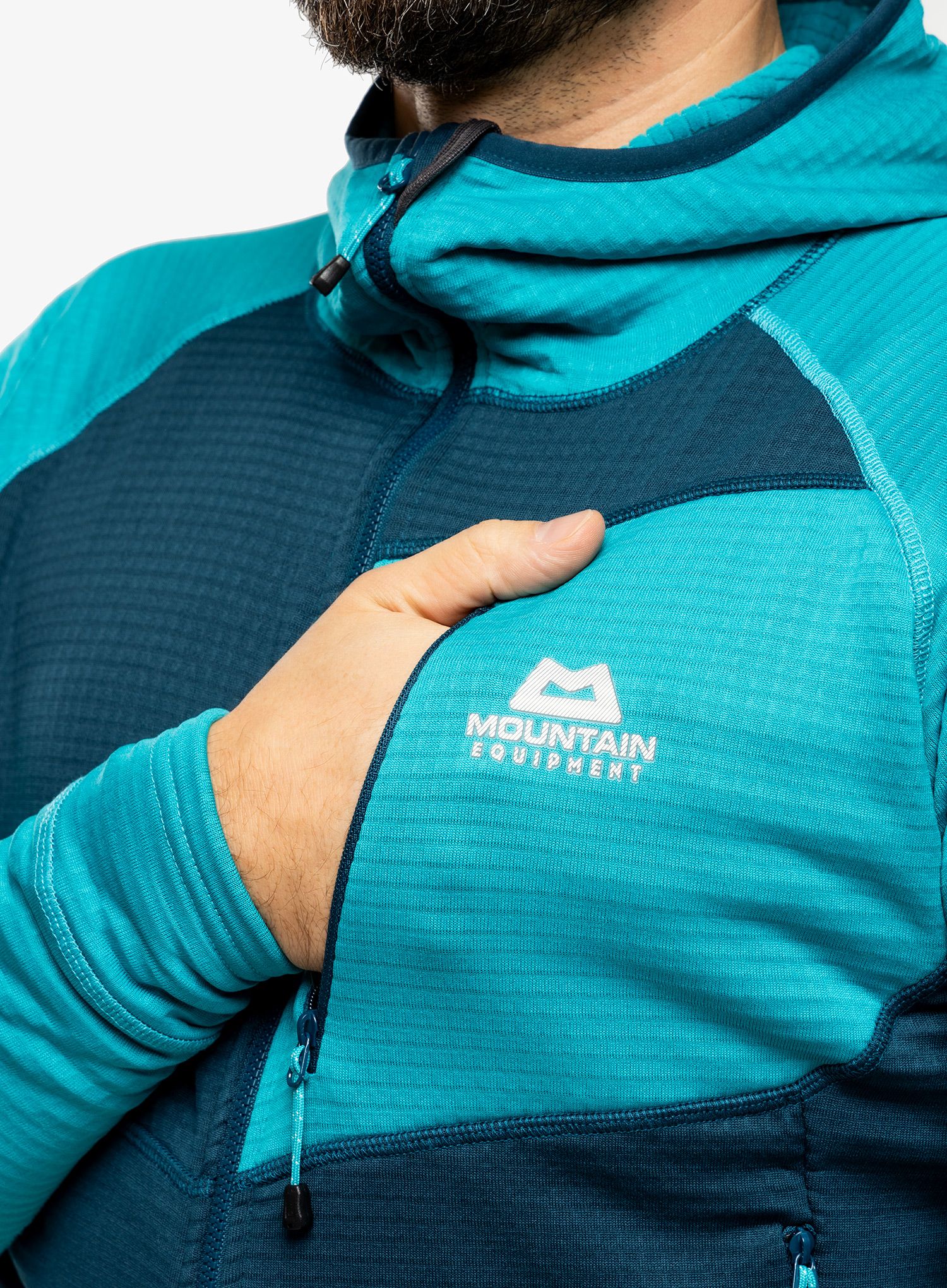 Hanorac descheiat Mountain Equipment Eclipse Hooded Jacket - majolica/topaz