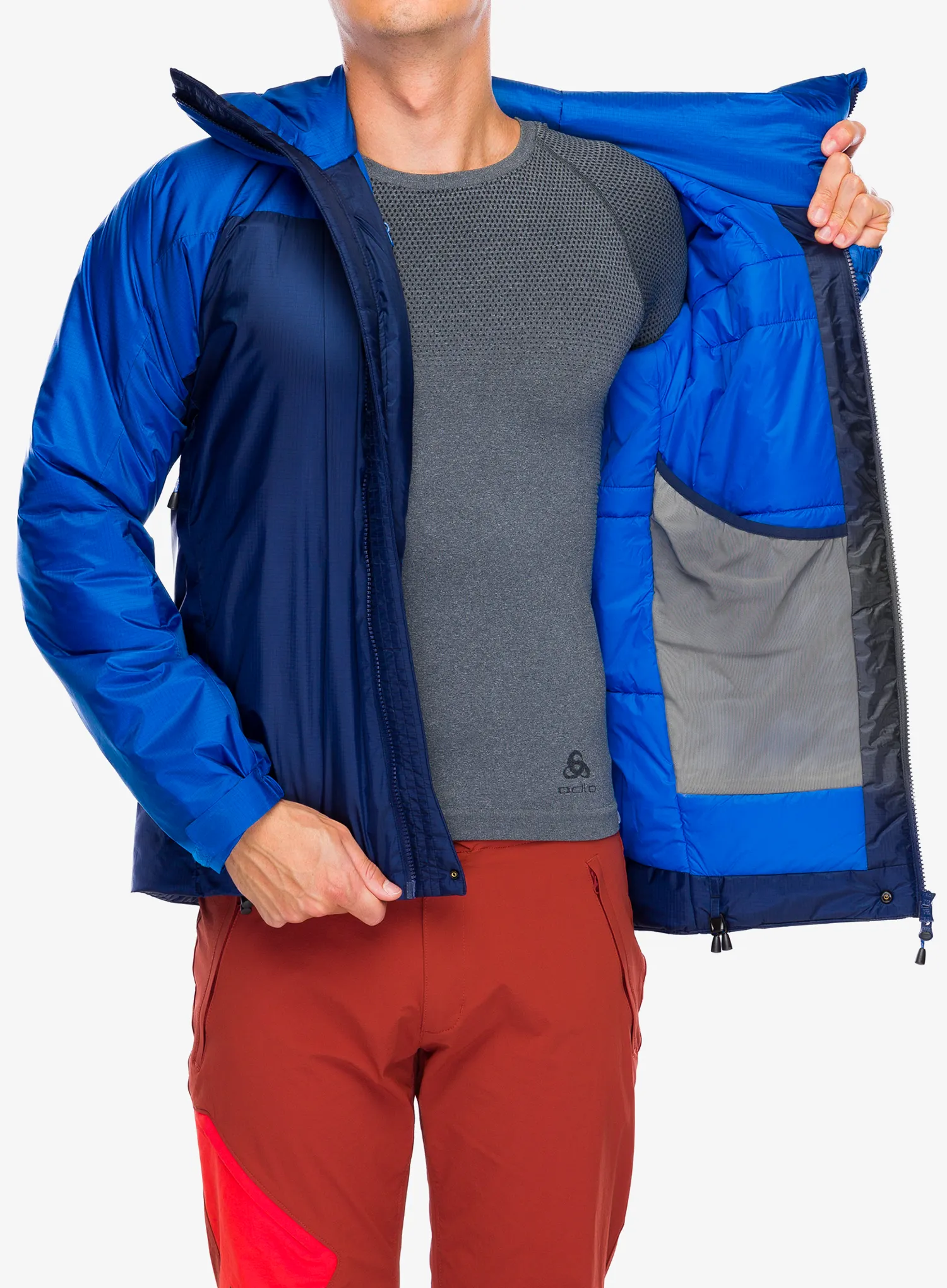 Geaca izolată Mountain Equipment Fitzroy Jacket - medieval/lapis blue