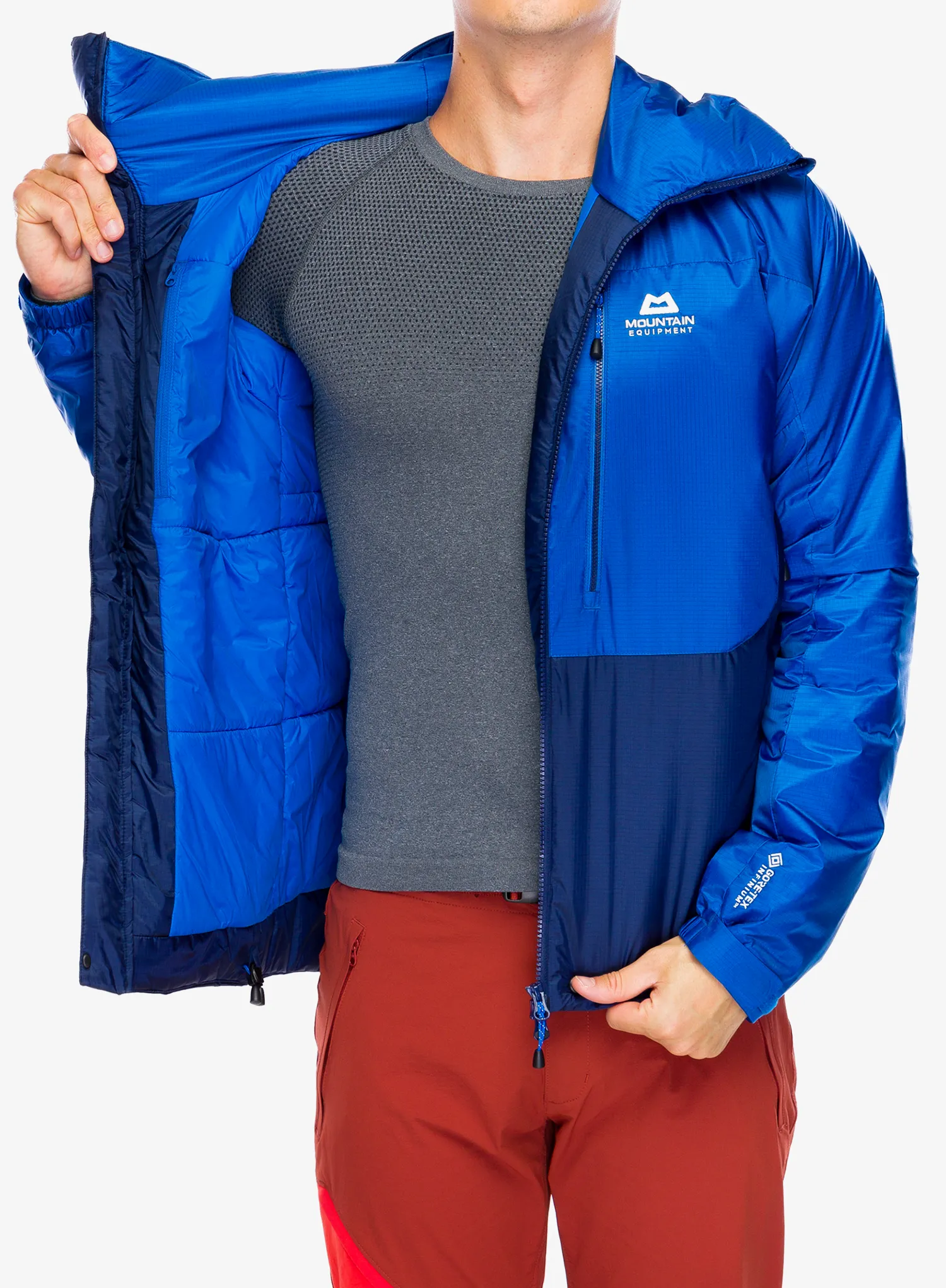 Geaca izolată Mountain Equipment Fitzroy Jacket - medieval/lapis blue