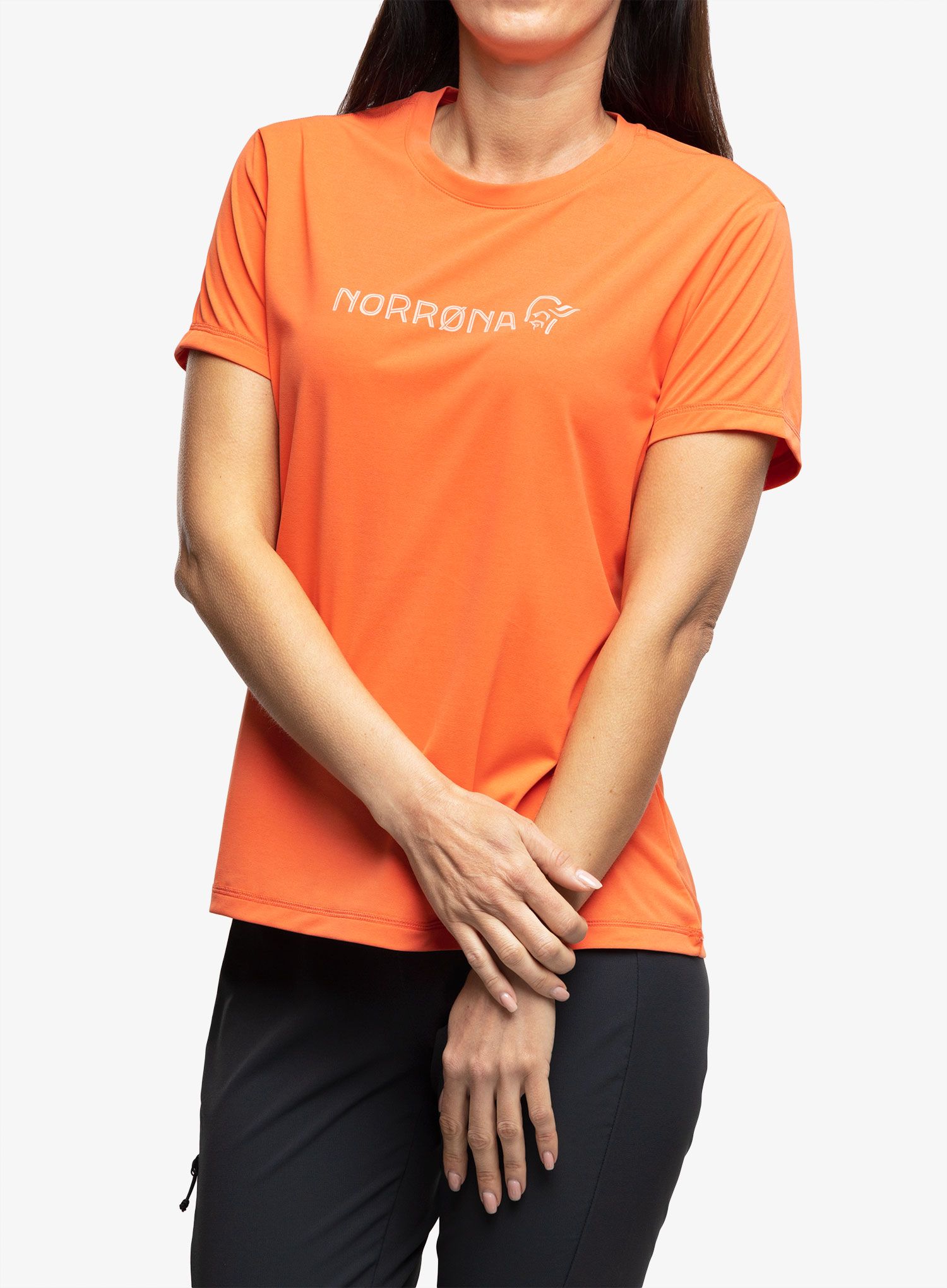 Tricou femei Norrona Tech T-Shirt - orange alert
