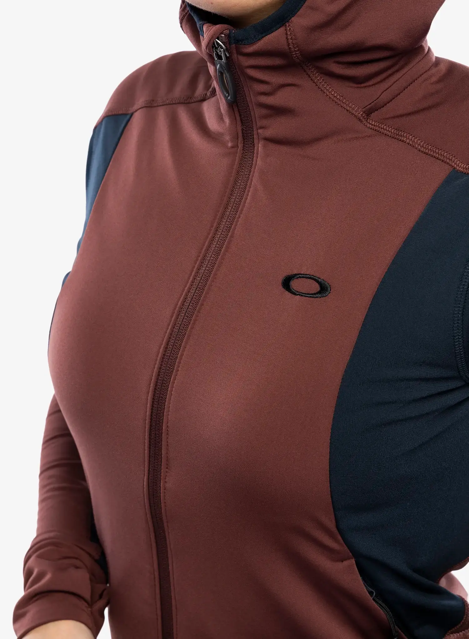 Hanorac cu gluga Oakley Drift Tech Fleece - blackout/grenache