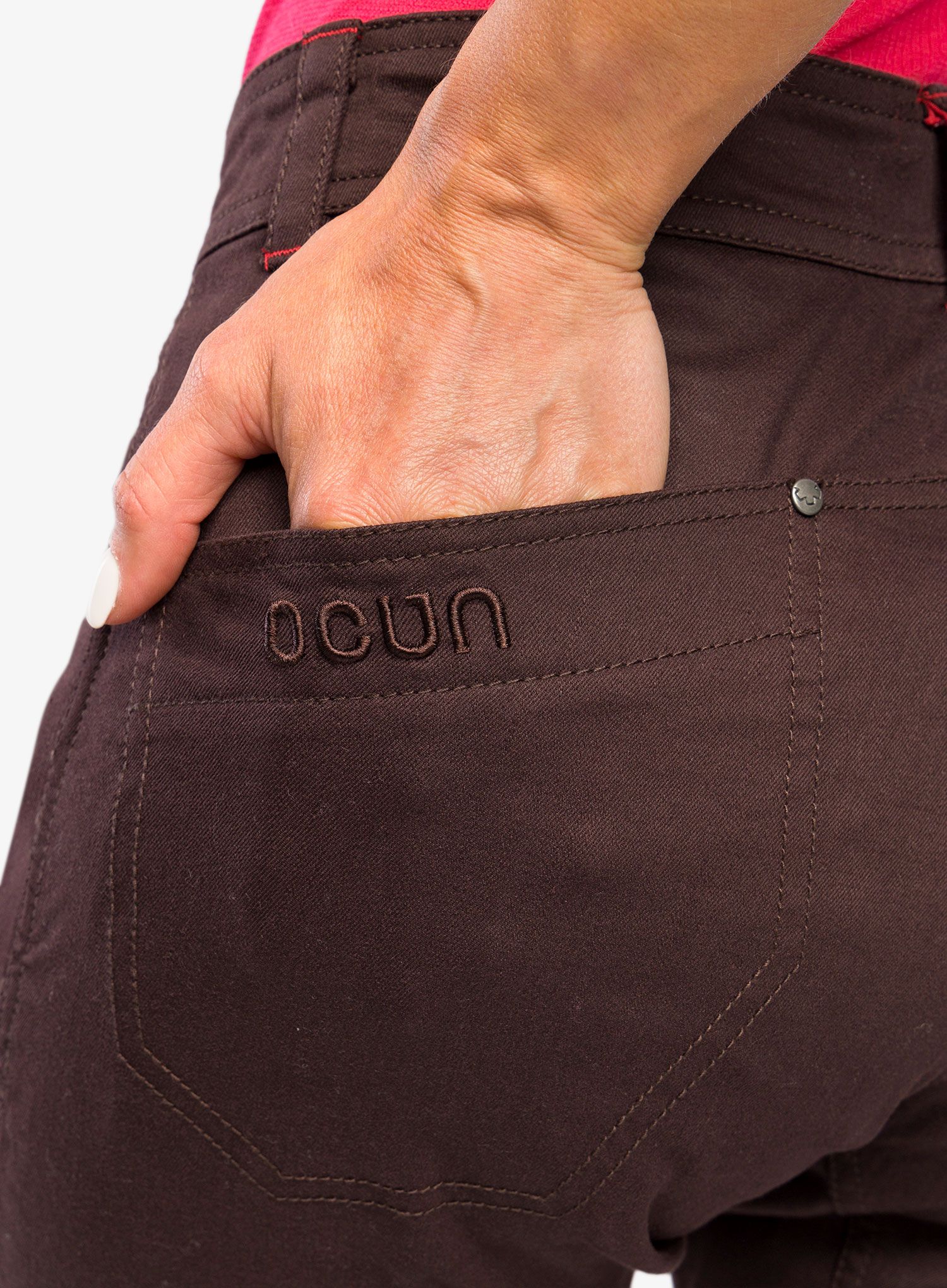 Pantaloni escalada Ocun Cronos Pants - brown chocolate plum