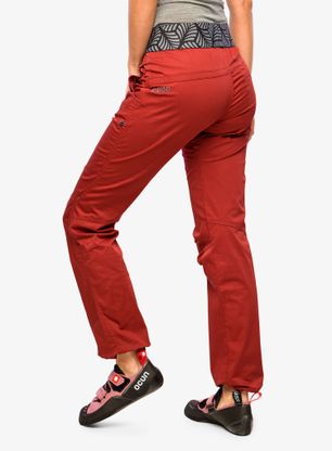 Pantaloni escalada femei Ocun Pantera Organic Pants - wine syrah