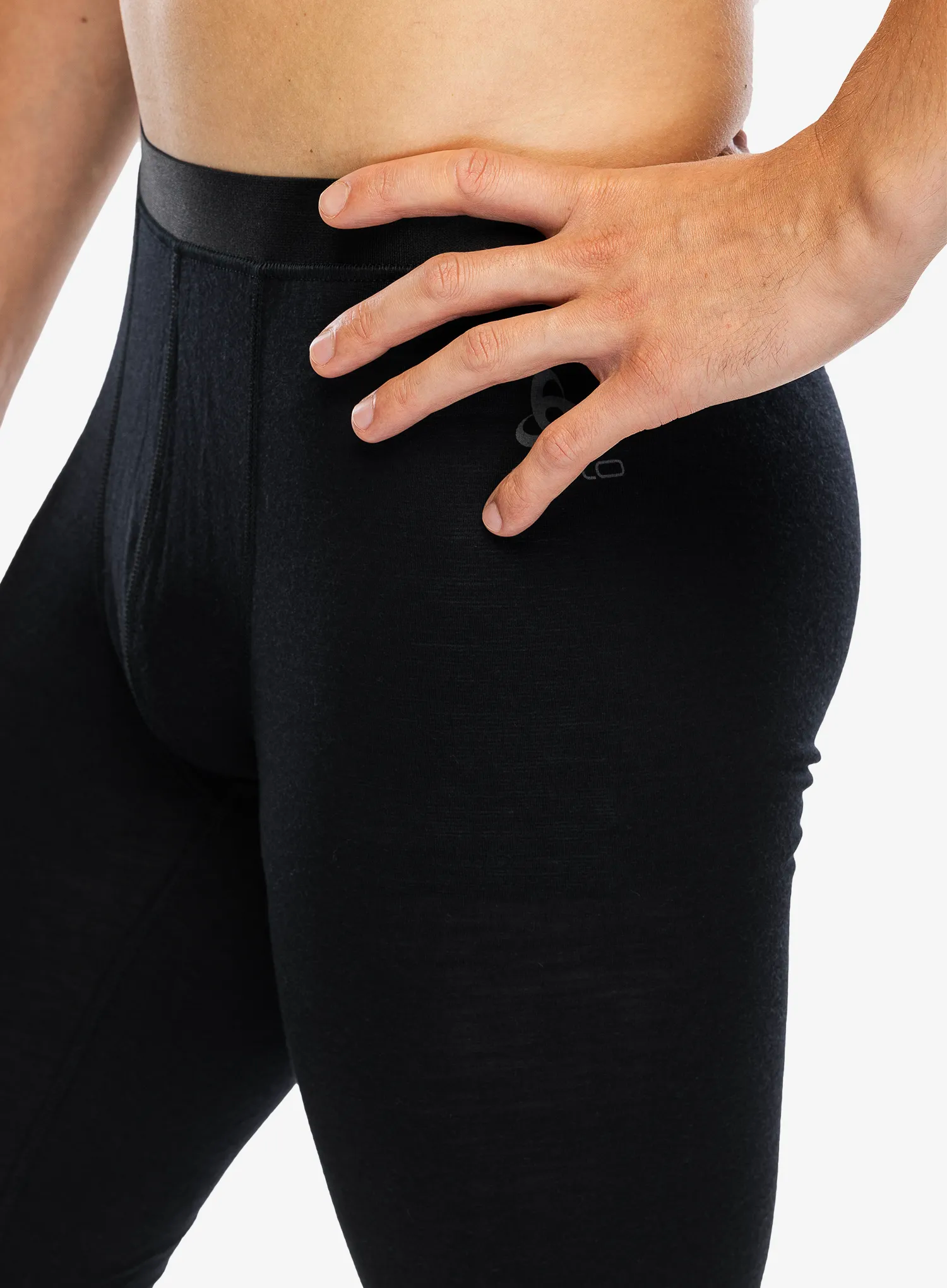 Colanti barbati Odlo Merino 160 BL Bottom Long - black