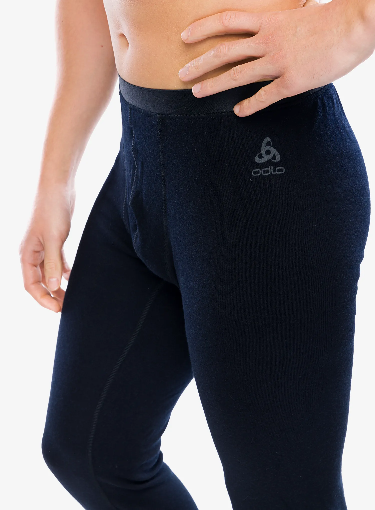 Colanti barbati Odlo Merino 260 BL Bottom Long - black